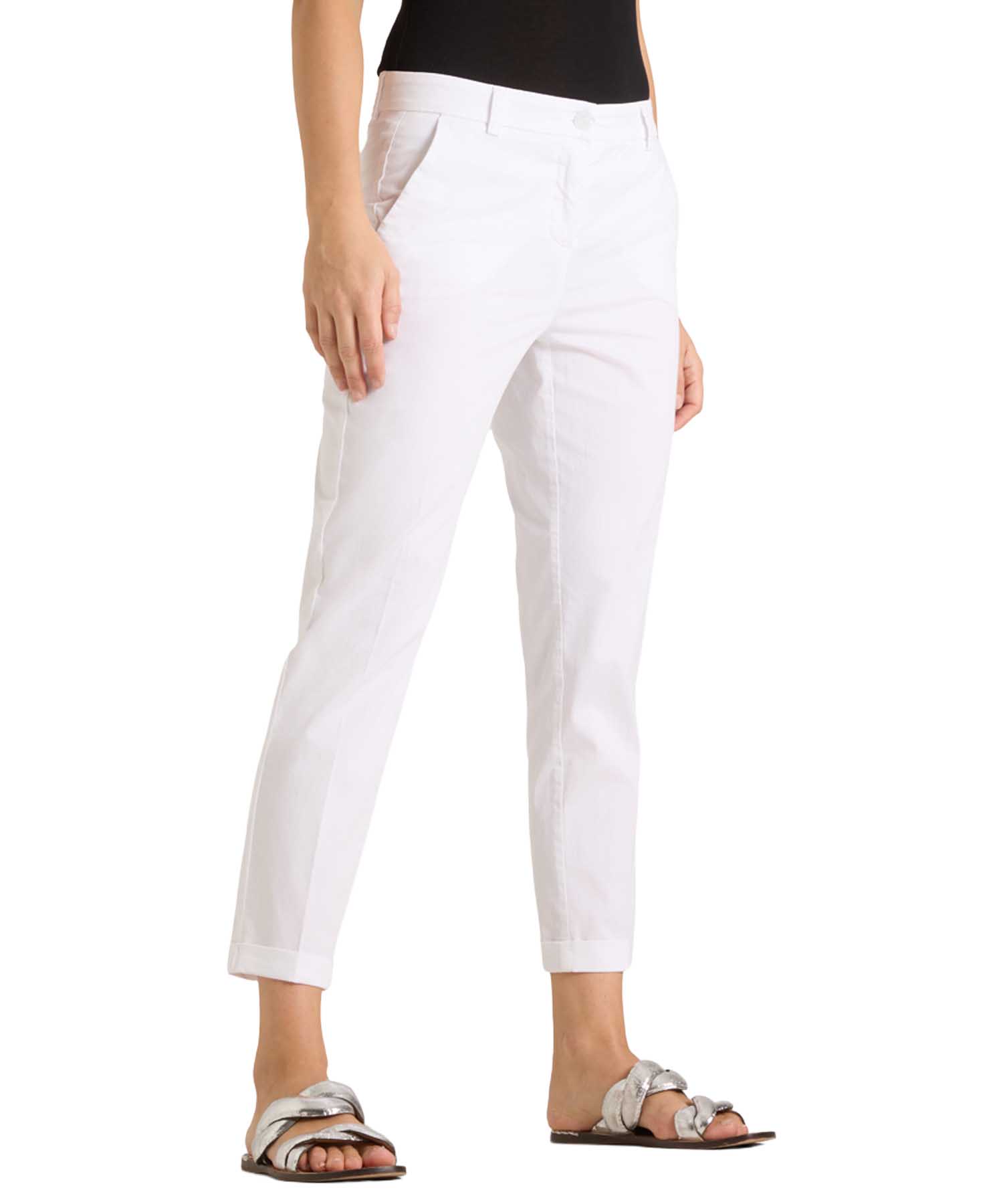 Cambio Karina Turn Up – moderne 7/8-Chino für einen stilvollen Office- und Sommer-Look
