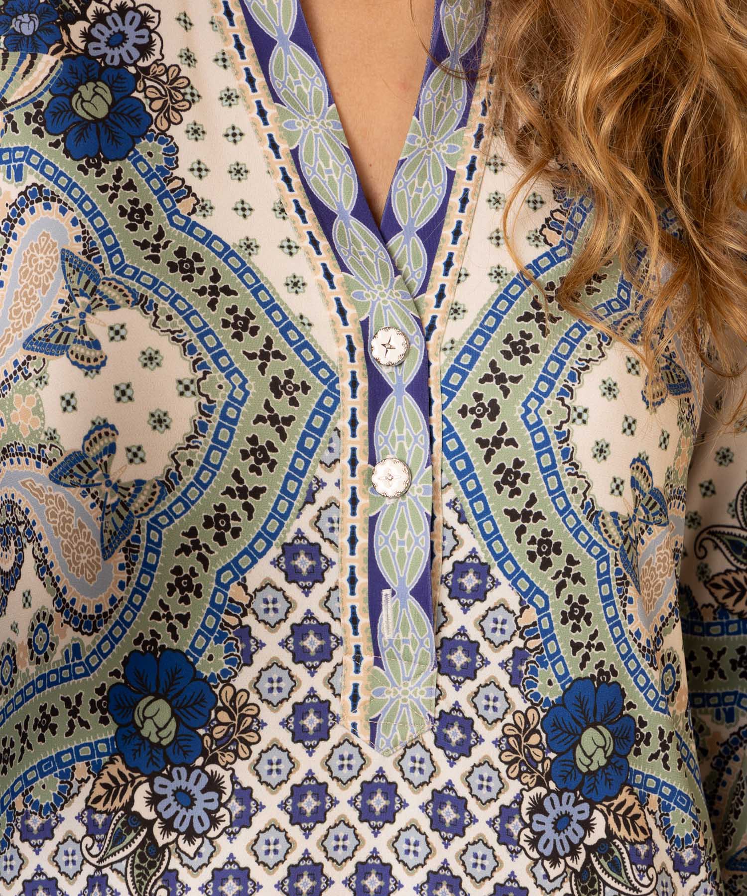 Hale Bob - Kleid  | Druck | Knopfleiste | 3/4-Arm