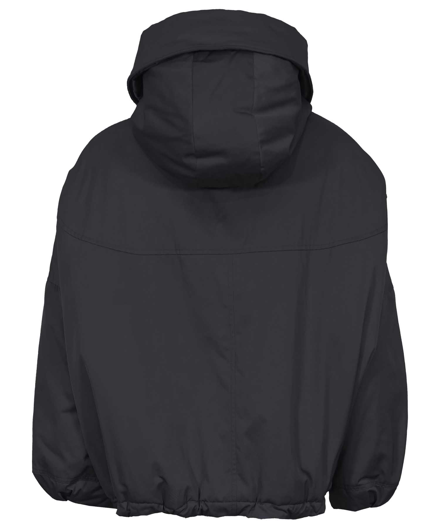 Blonde No. 8 Jacke Elin M in Schwarz mit Kapuze und Webpelz
