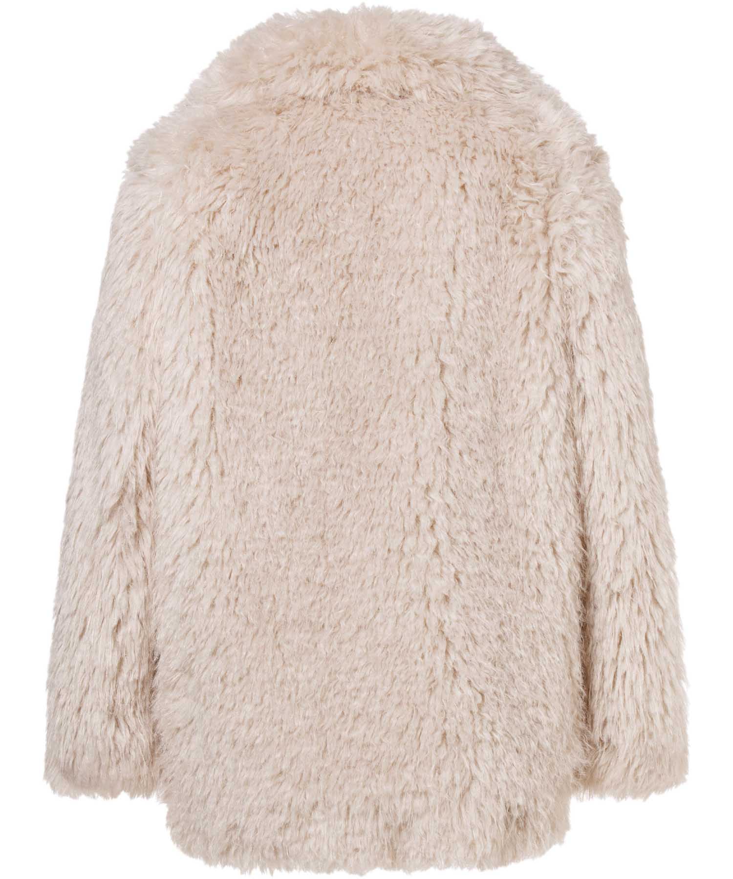 Beaumont Jacke aus Webpelz in kitt