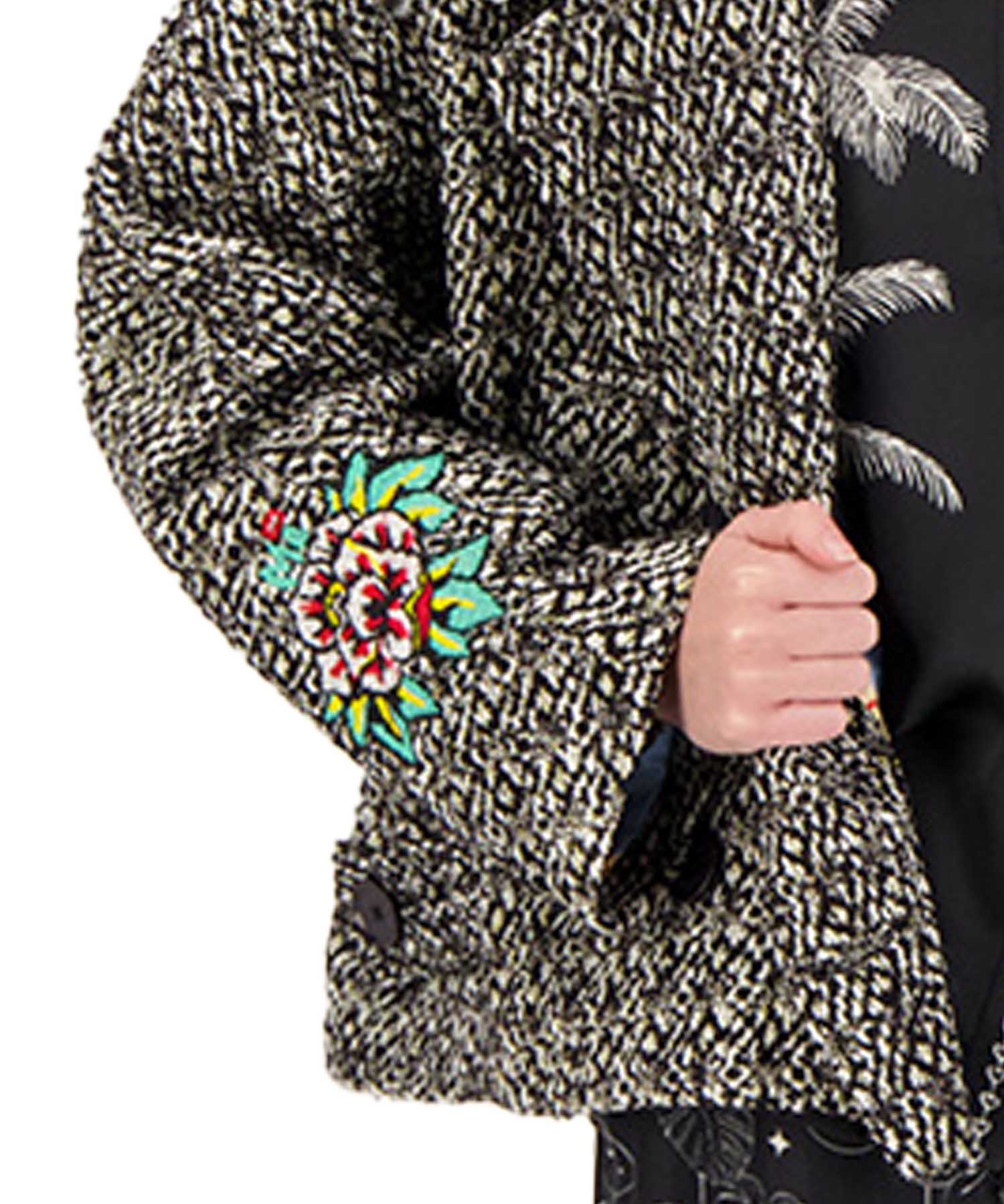 Me369 Jacke Amanda in schwarz-weiss