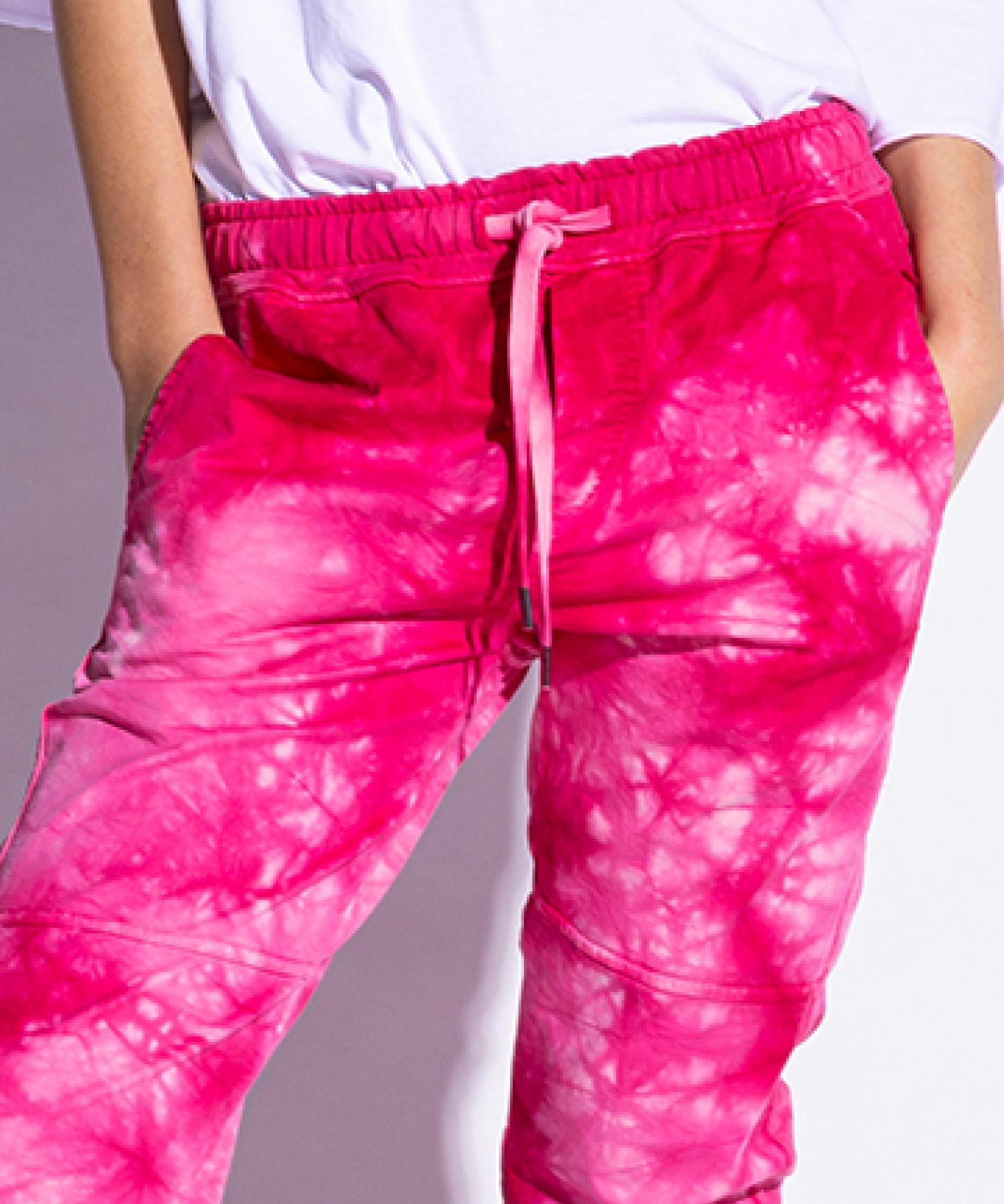 Hose You Two im Materialmix in Batik