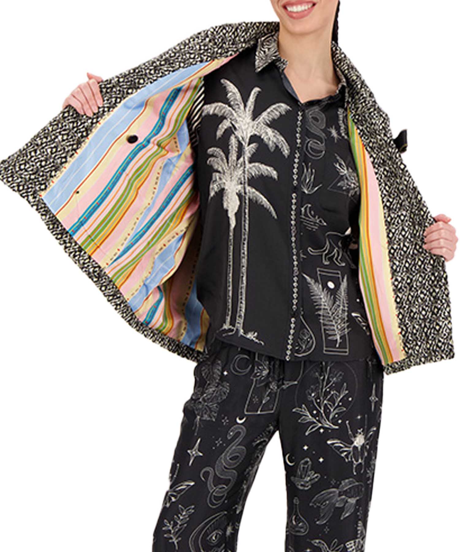 Me369 Jacke Amanda in schwarz-weiss