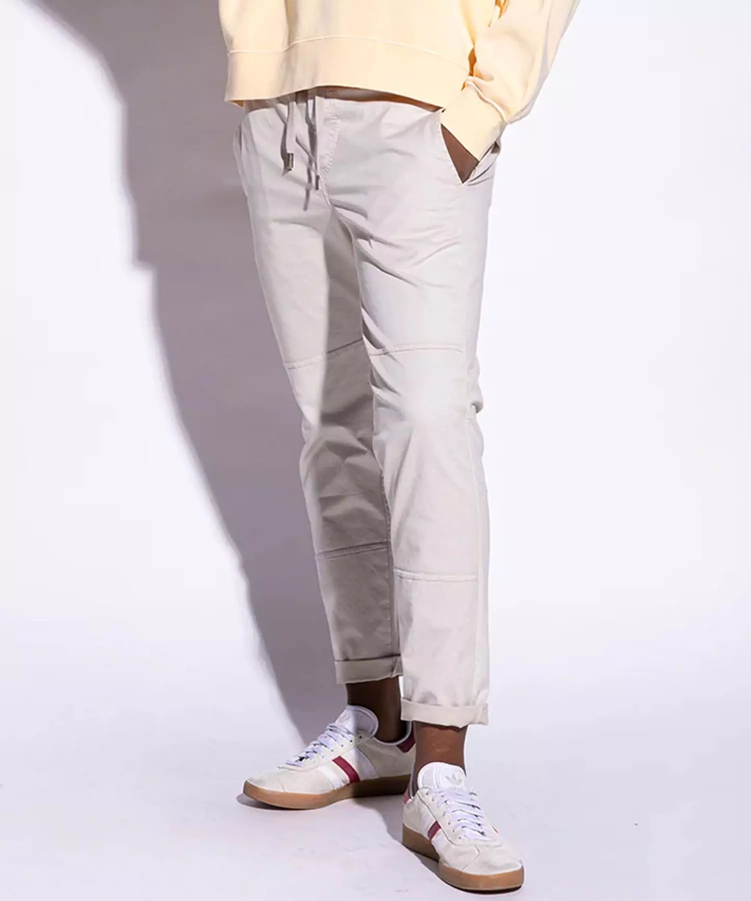 YOU TOO Hose im Materialmix - YOU TWO