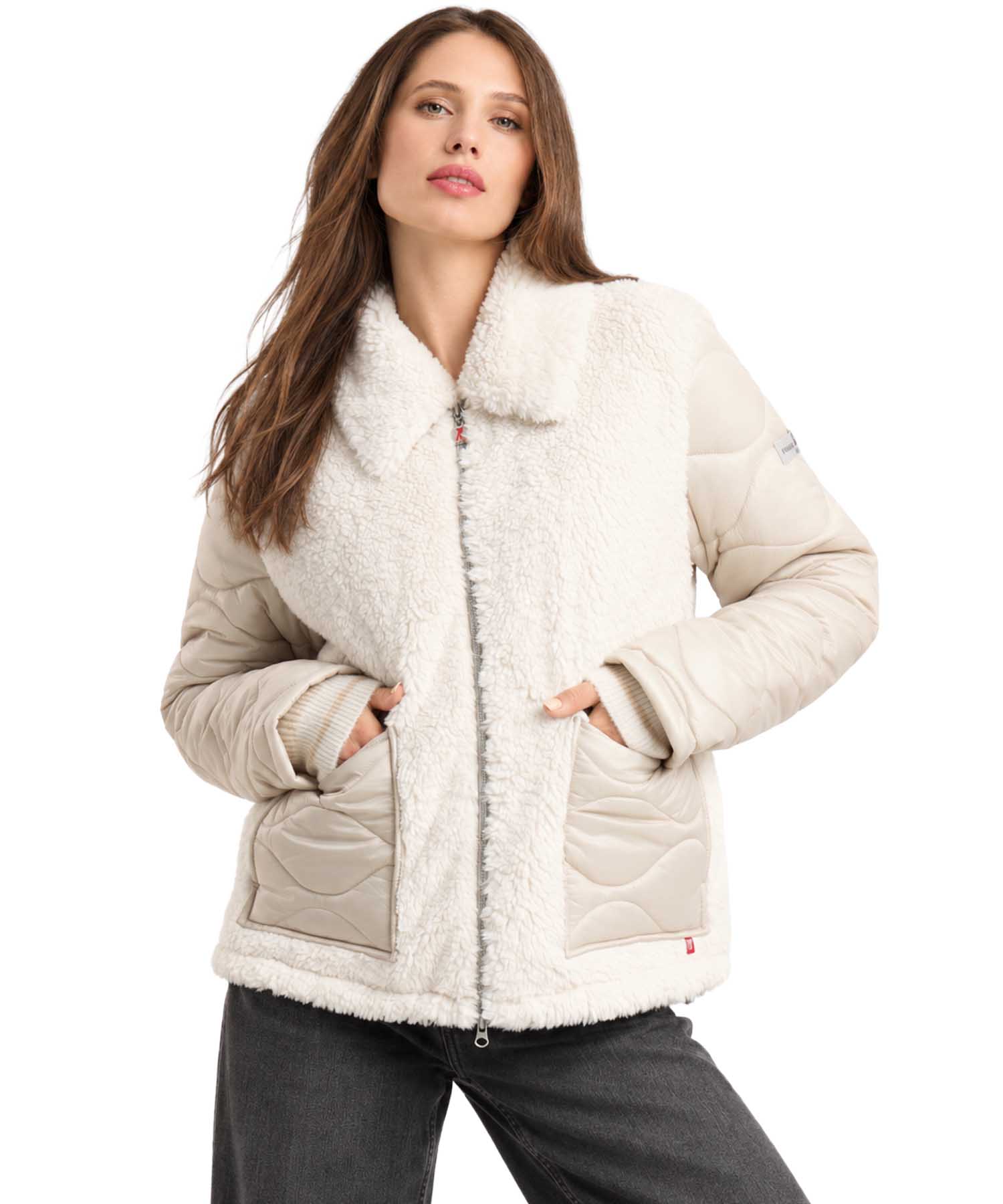 Frieda & Freddies Steppjacke Georgy in Ecru/Beige | Modehaus Wörmann