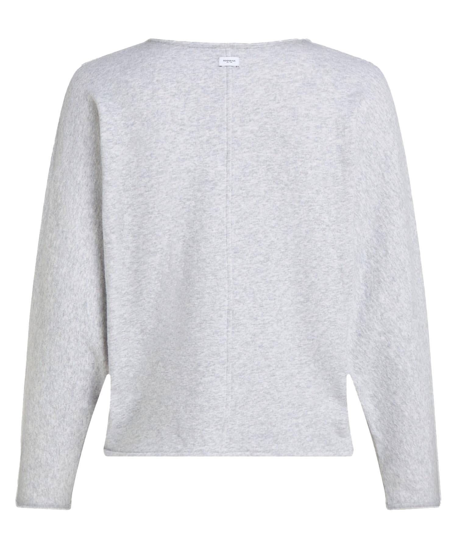Penn & Ink modischer und kurzer Pullover mit V-Ausschnitt aus Baumwolle