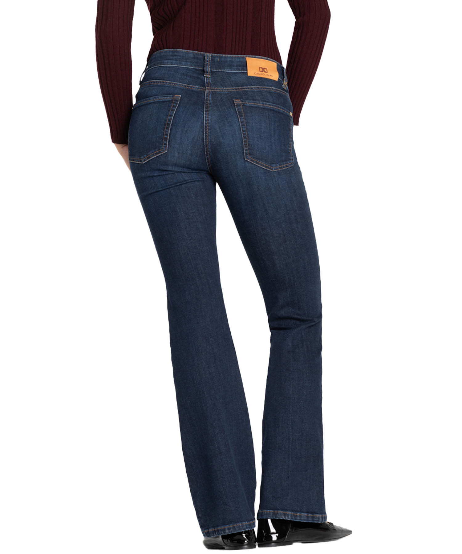 Cambio Jeans Paris flared in dunkelblau