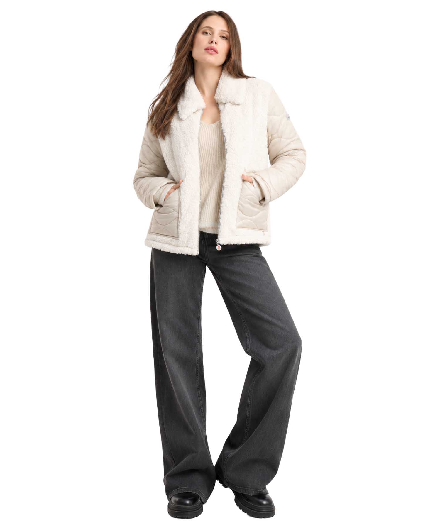 Frieda & Freddies Steppjacke Georgy in Ecru/Beige | Modehaus Wörmann