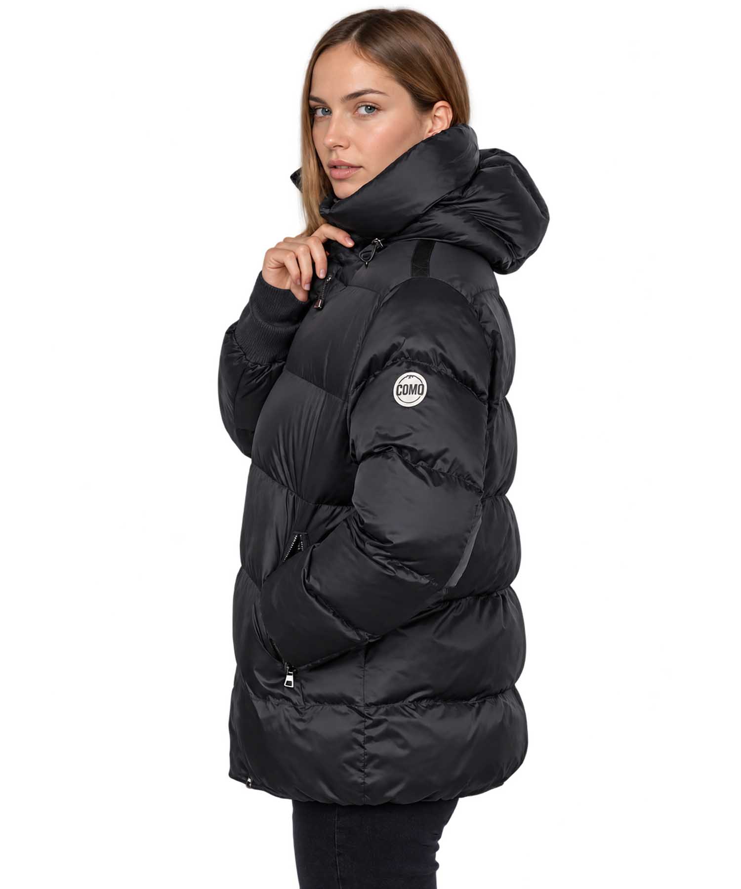 No.1 Como Steppjacke Carrara in Schwarz | Modehaus Wörmann