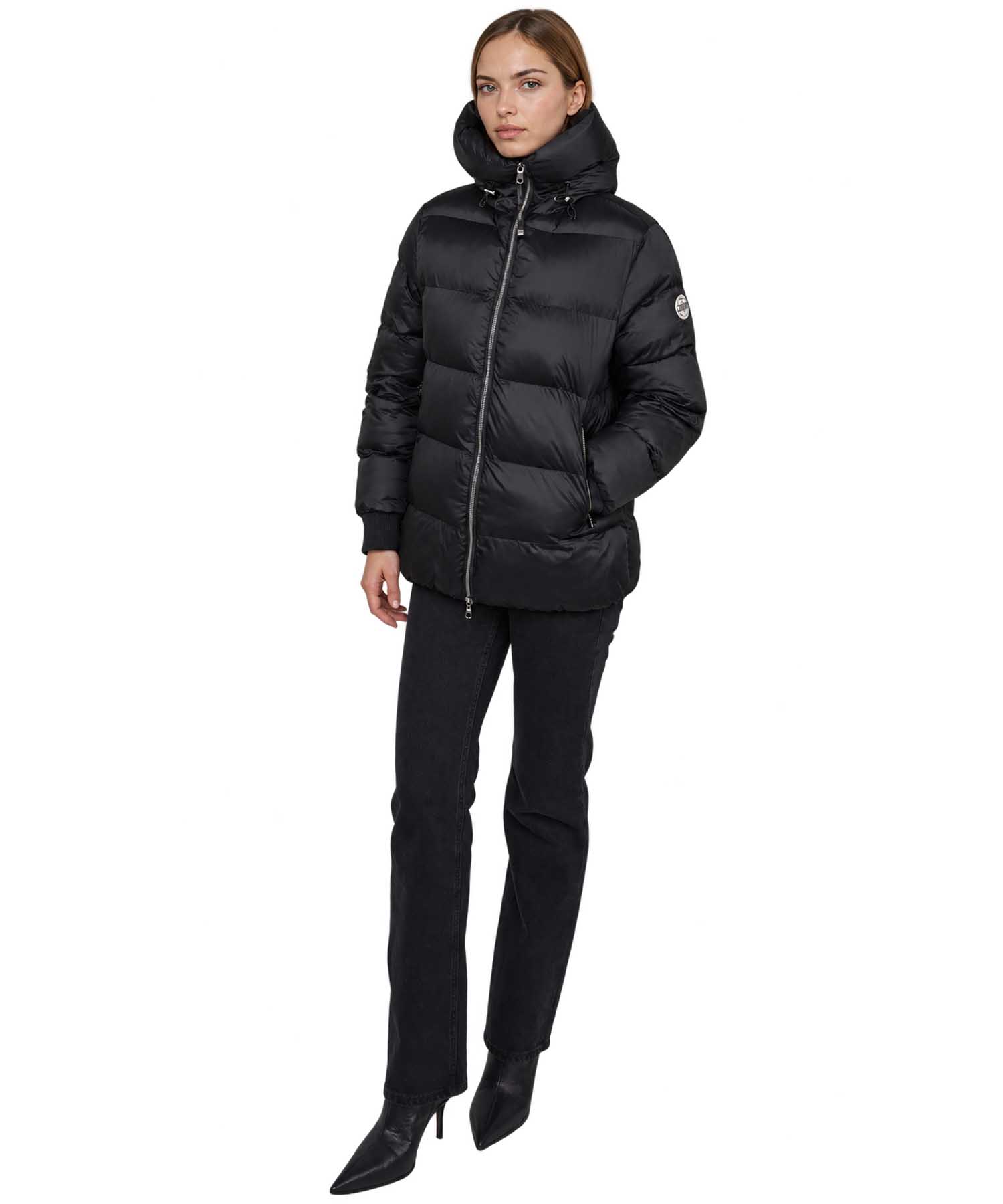 No.1 Como Steppjacke Carrara in Schwarz | Modehaus Wörmann