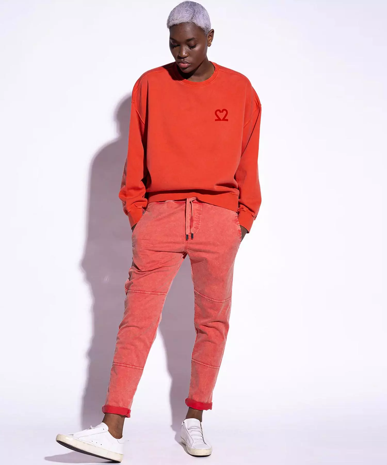 You Too Sweatshirt Tessa aus Baumwolle in rot