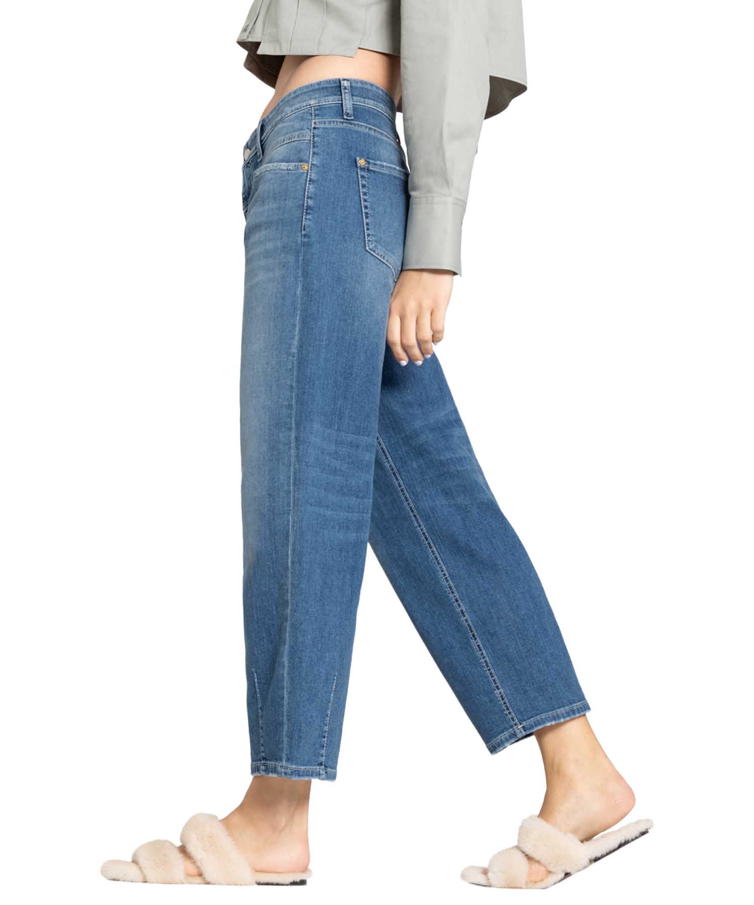 Cambio Jeans Elin Barrel Cropped in med. authentic used | Modehaus Wörmann