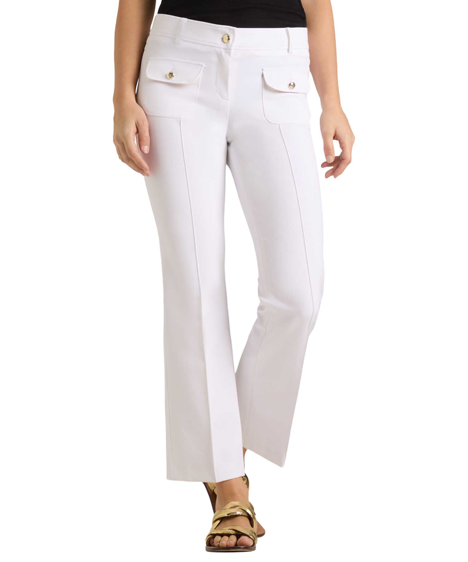 Cambio Farah Patched Pocket, elegante Damenhose mit Pattentaschen