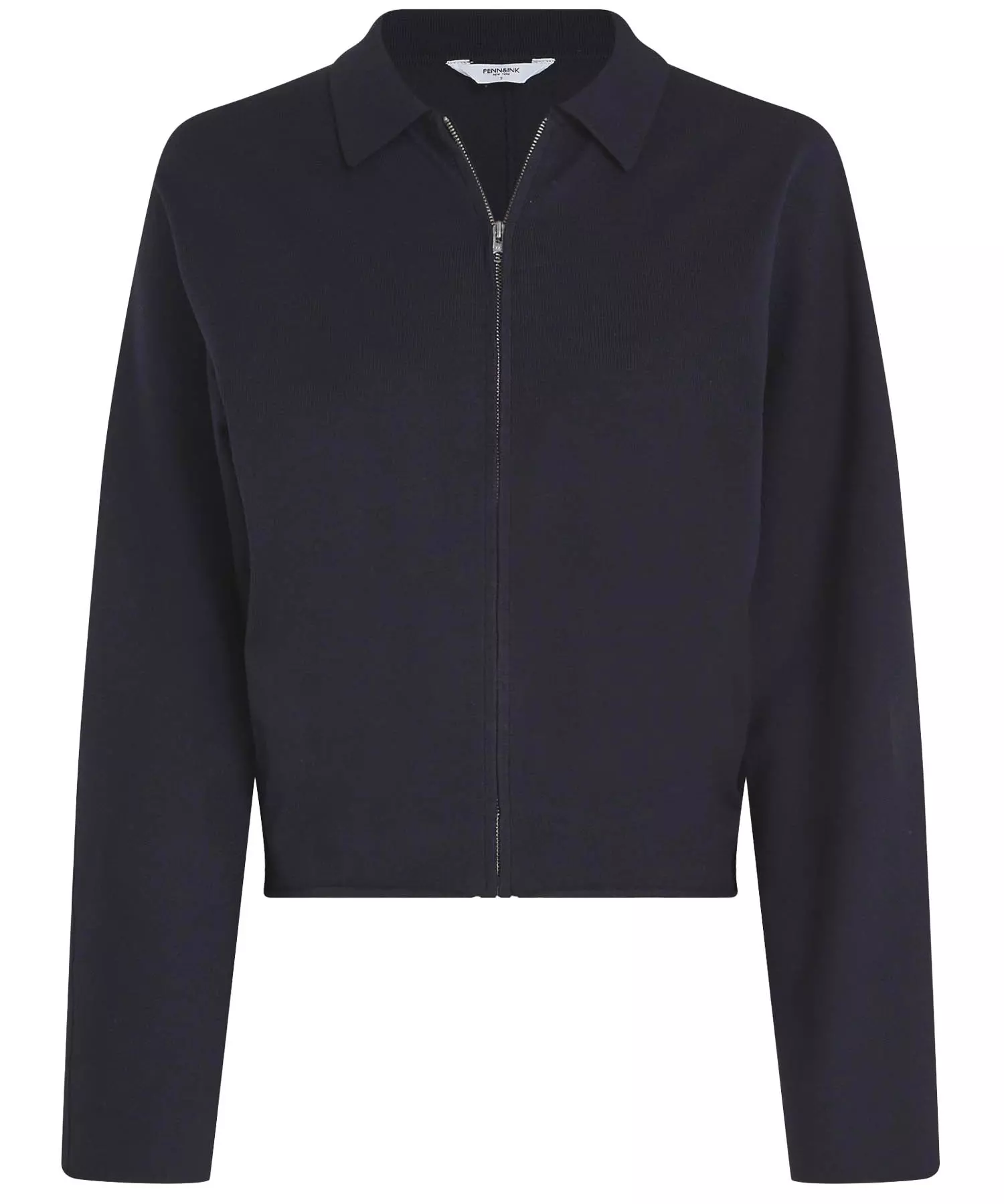 Penn and Ink Cardigan mit Reißverschluss