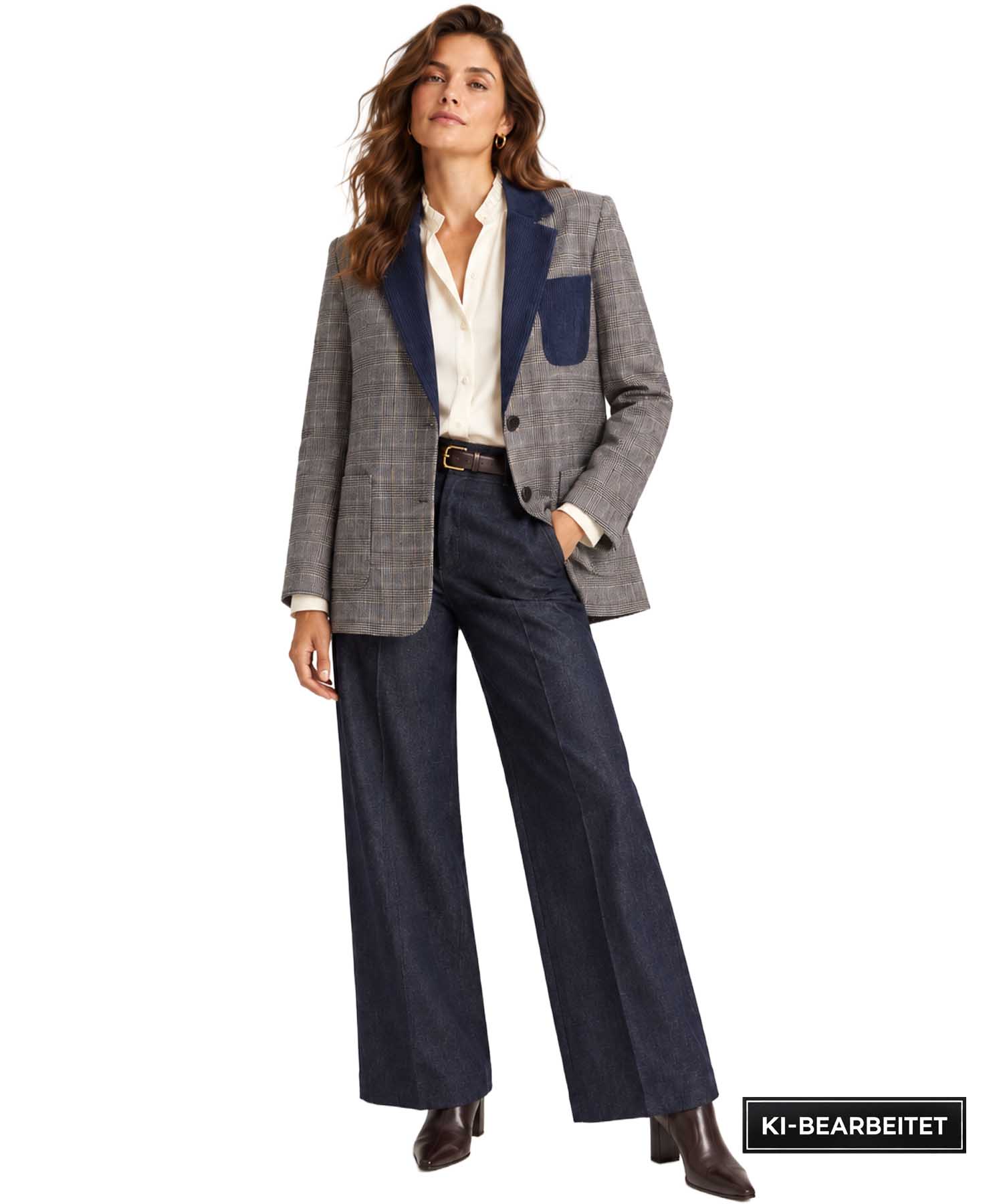 ME369 Blazer Tatum Classic Navy Plaid | Modehaus Wörmann