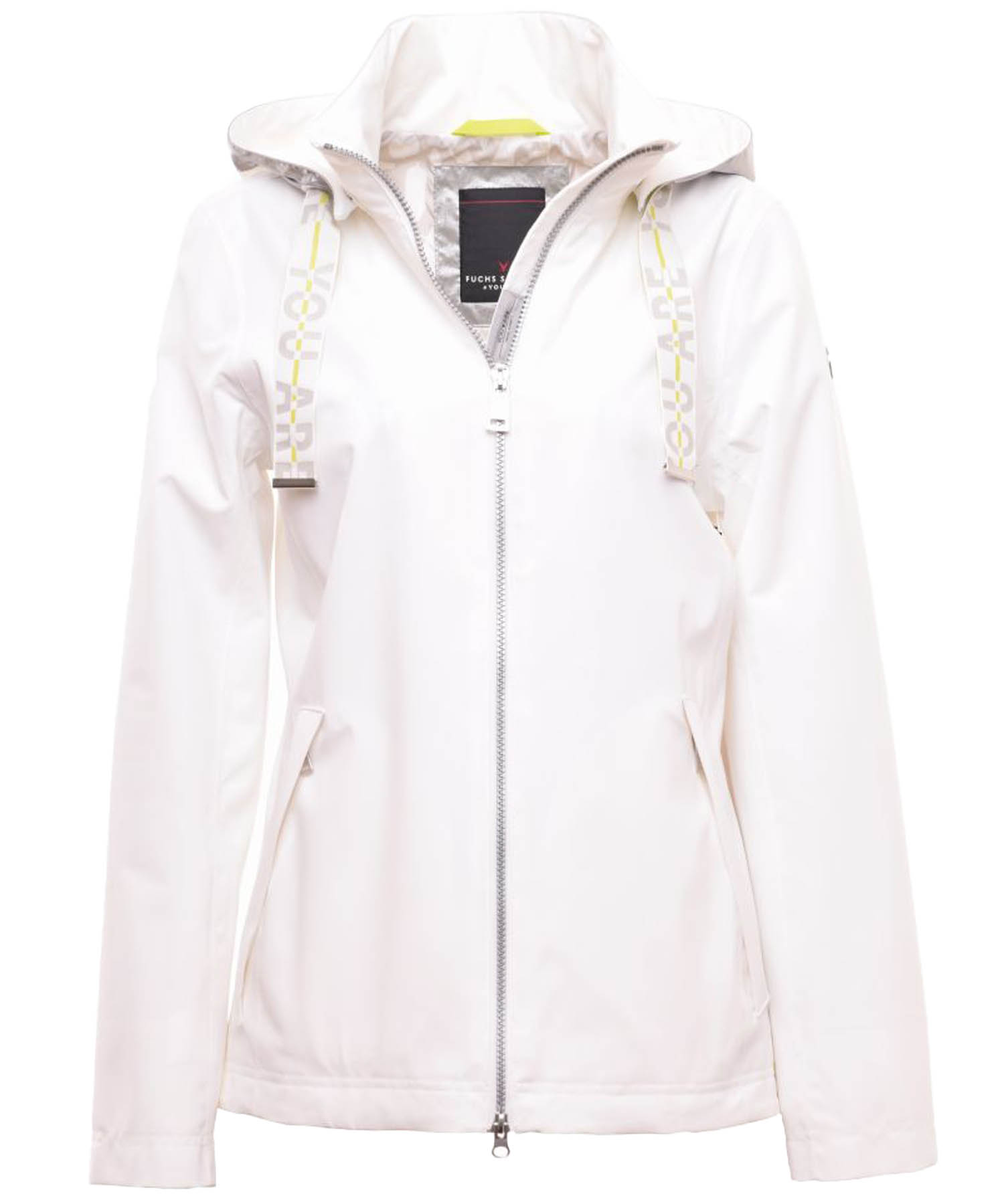 Fuchs Schmitt weisse Jacke in Rainwear-Ausrüstung