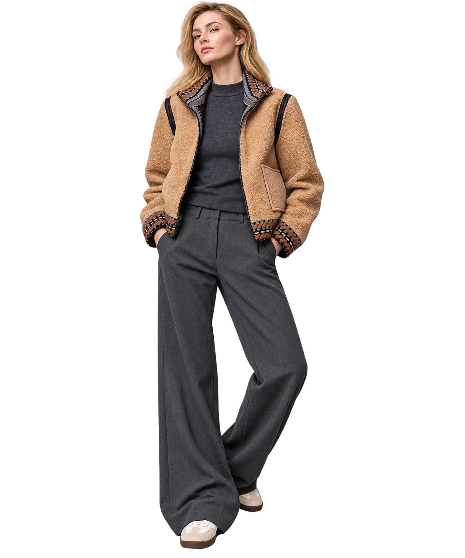 Aldo Martins Wendejacke Beige & Schwarz | Modehaus Wörmann