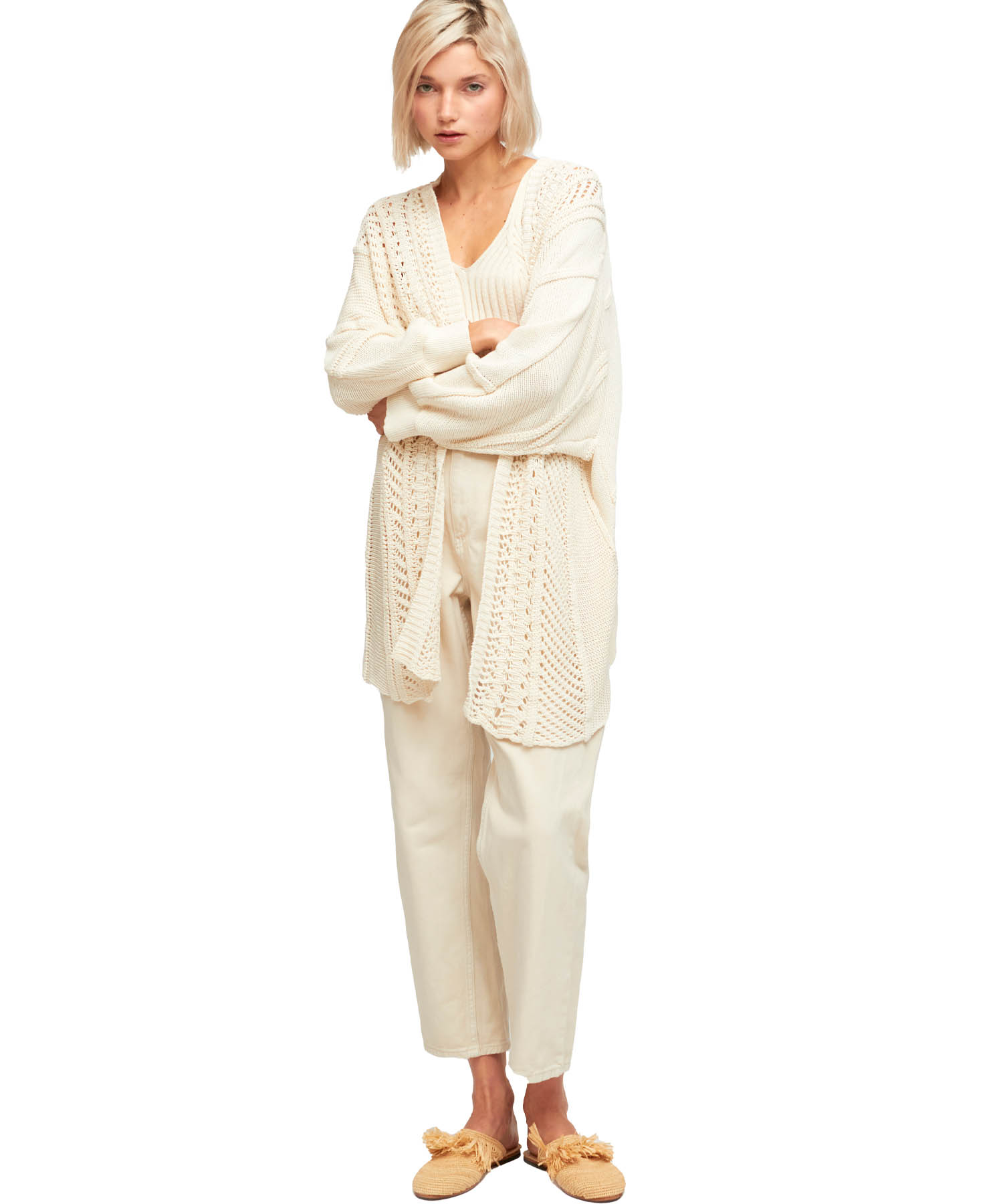 Aldo Martins Strickjacke Seon in natur