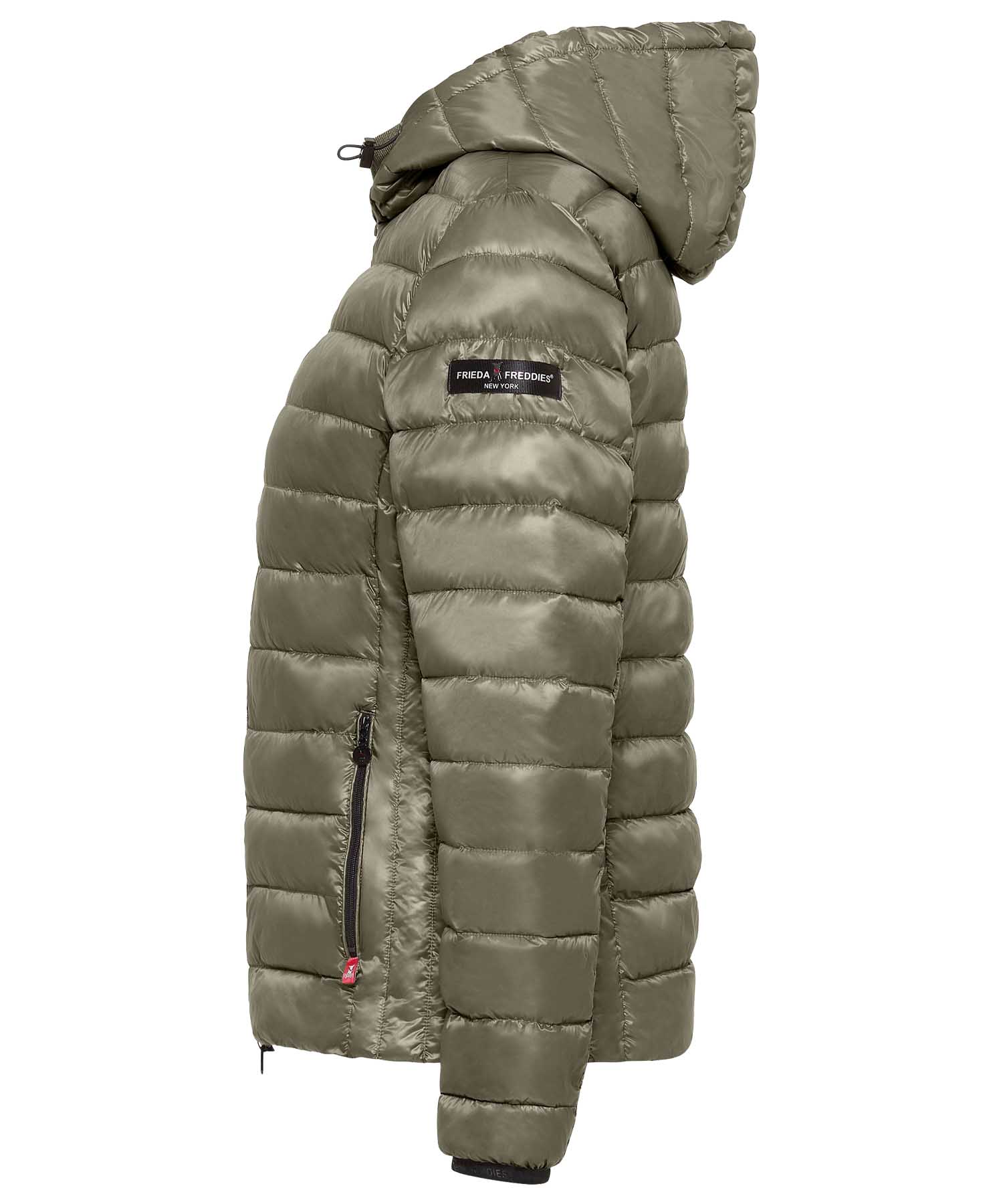 Frieda & Freddies Steppjacke mit Kapuze in Sage | Modehaus Wörmann