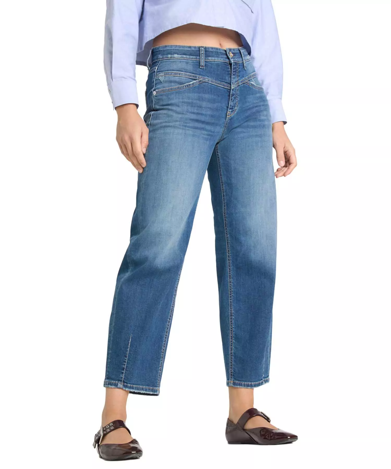 Cambio Jeans Elin im O-Shape | Moderne Damen-Jeans mit Trend-Silhouette