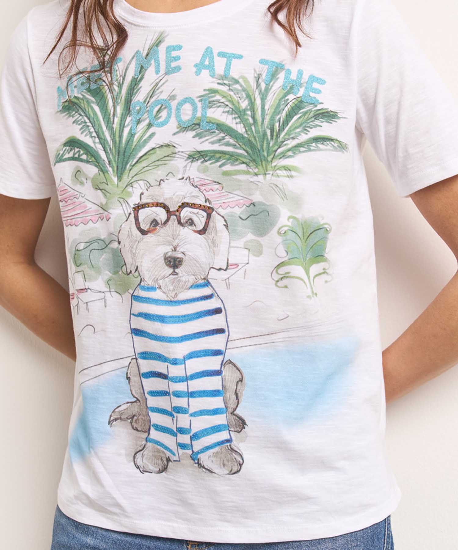 Princess goes Hollywood T-Shirt Pool Dog