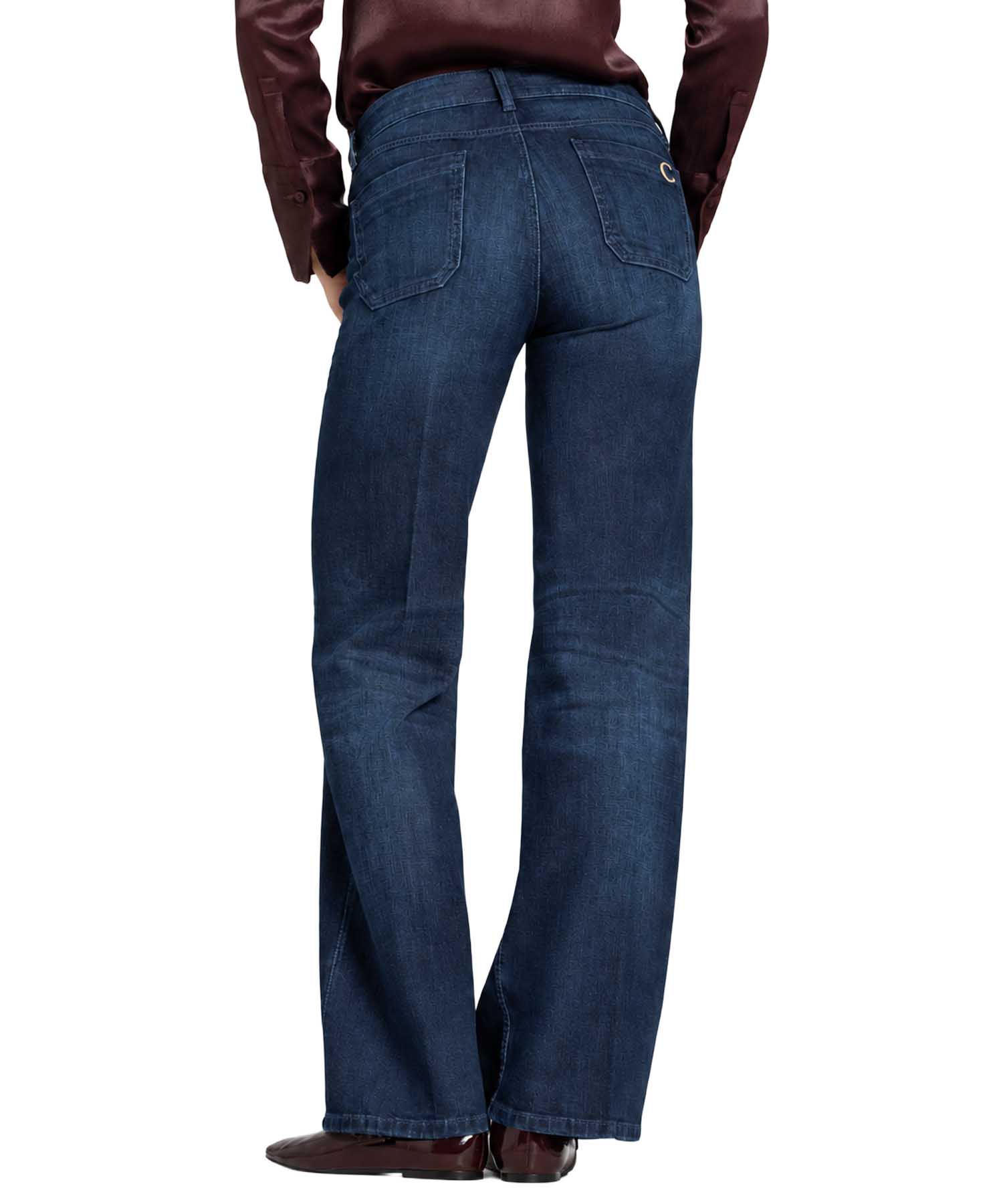 Cambio Jeans TESS Wide Fit in Pure Flow Blue | Modehaus Wörmann