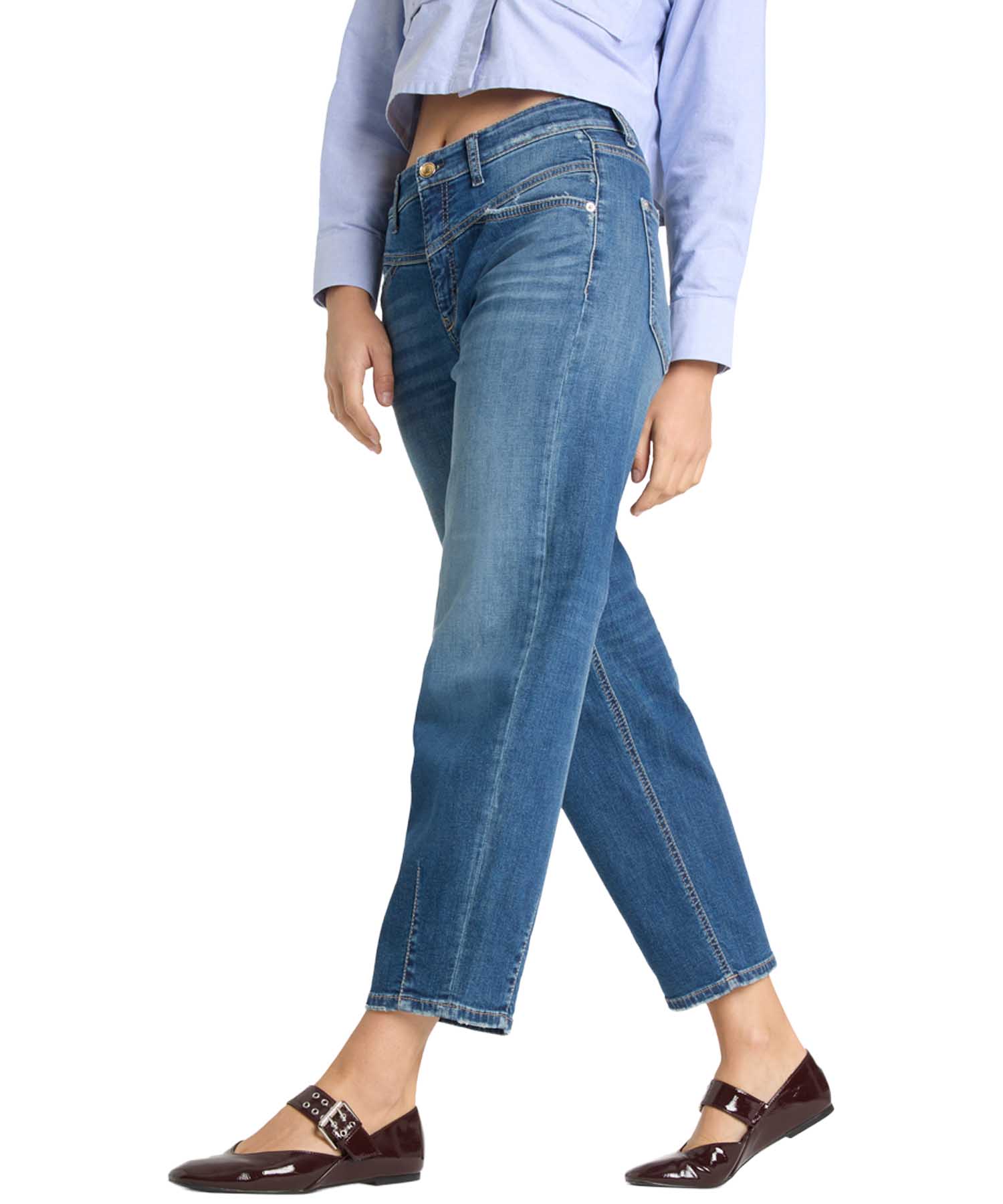 Cambio Jeans Elin im O-Shape | Moderne Damen-Jeans mit Trend-Silhouette