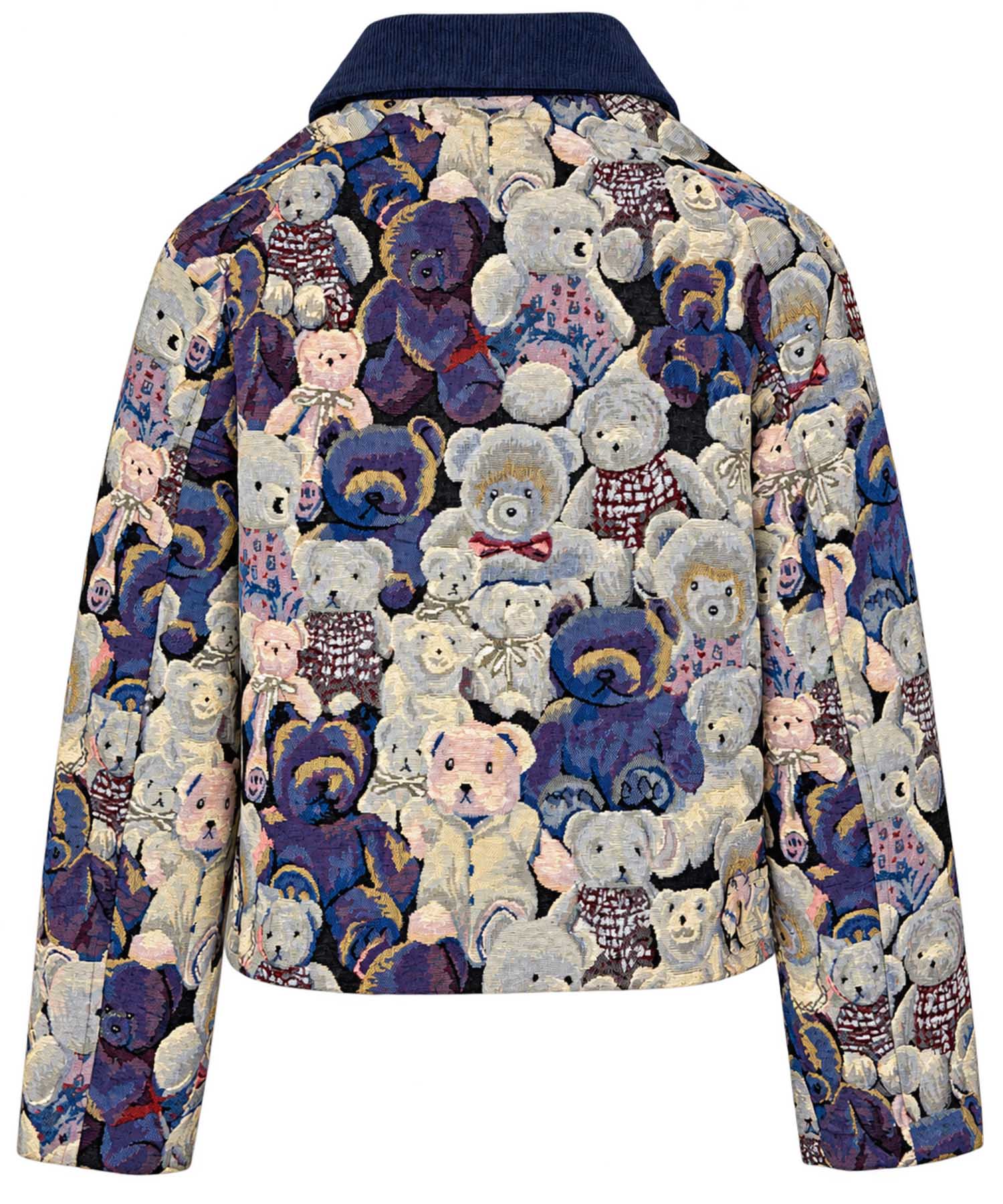 Leo & Ugo Jacquard-Jacke Thaïs mit Bärchen-Motiv | Modehaus Wörmann