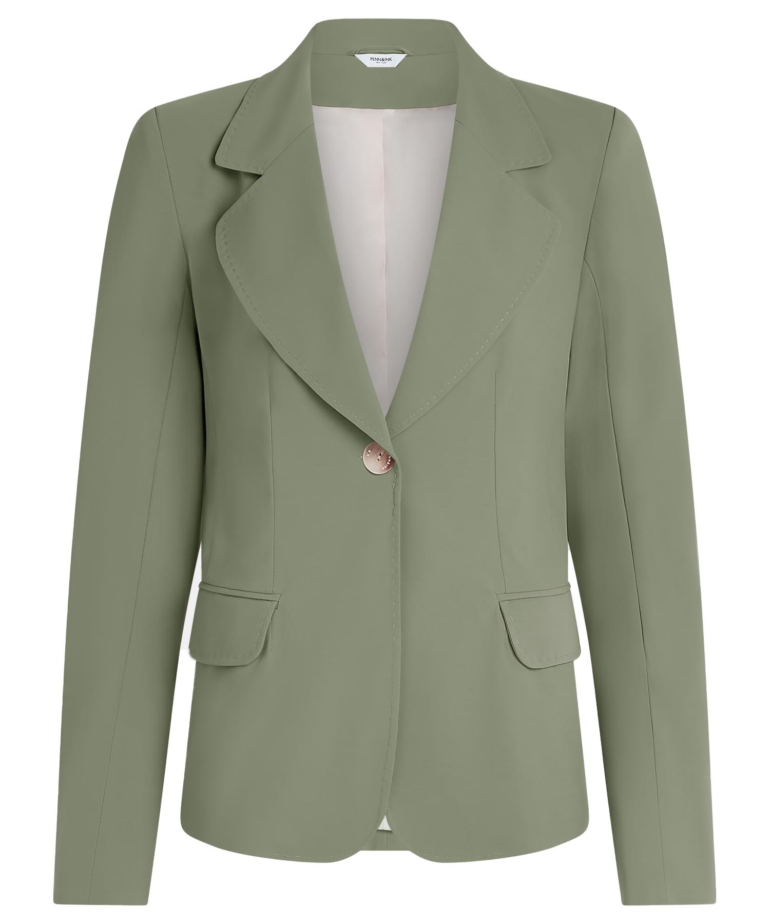 Penn and Ink Blazer in salbei aus Reisequalität Penn and Ink Blazer in salbei aus Reisequalität
