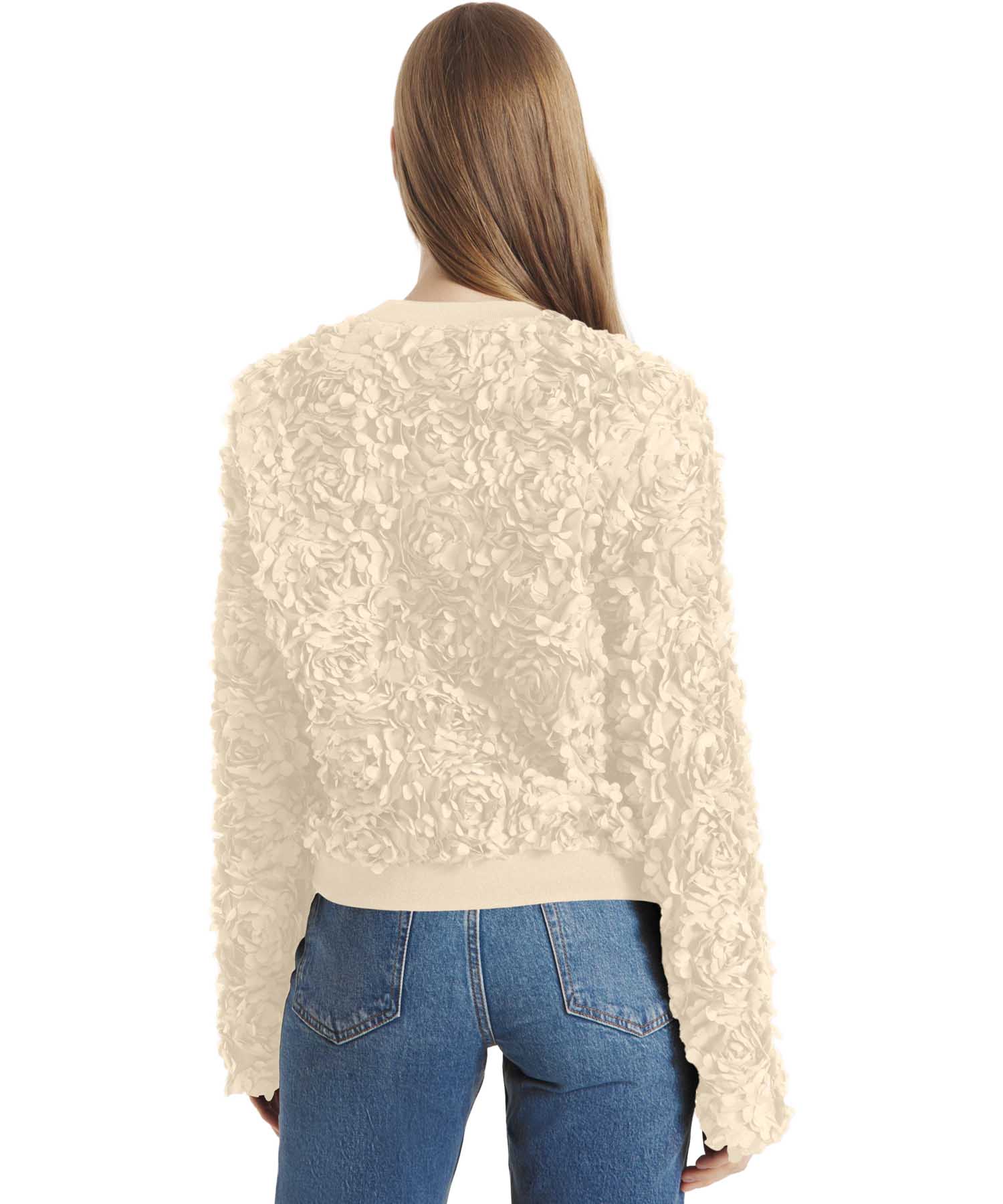 Frieda & Freddies Blouson  – im floralen champagner Look