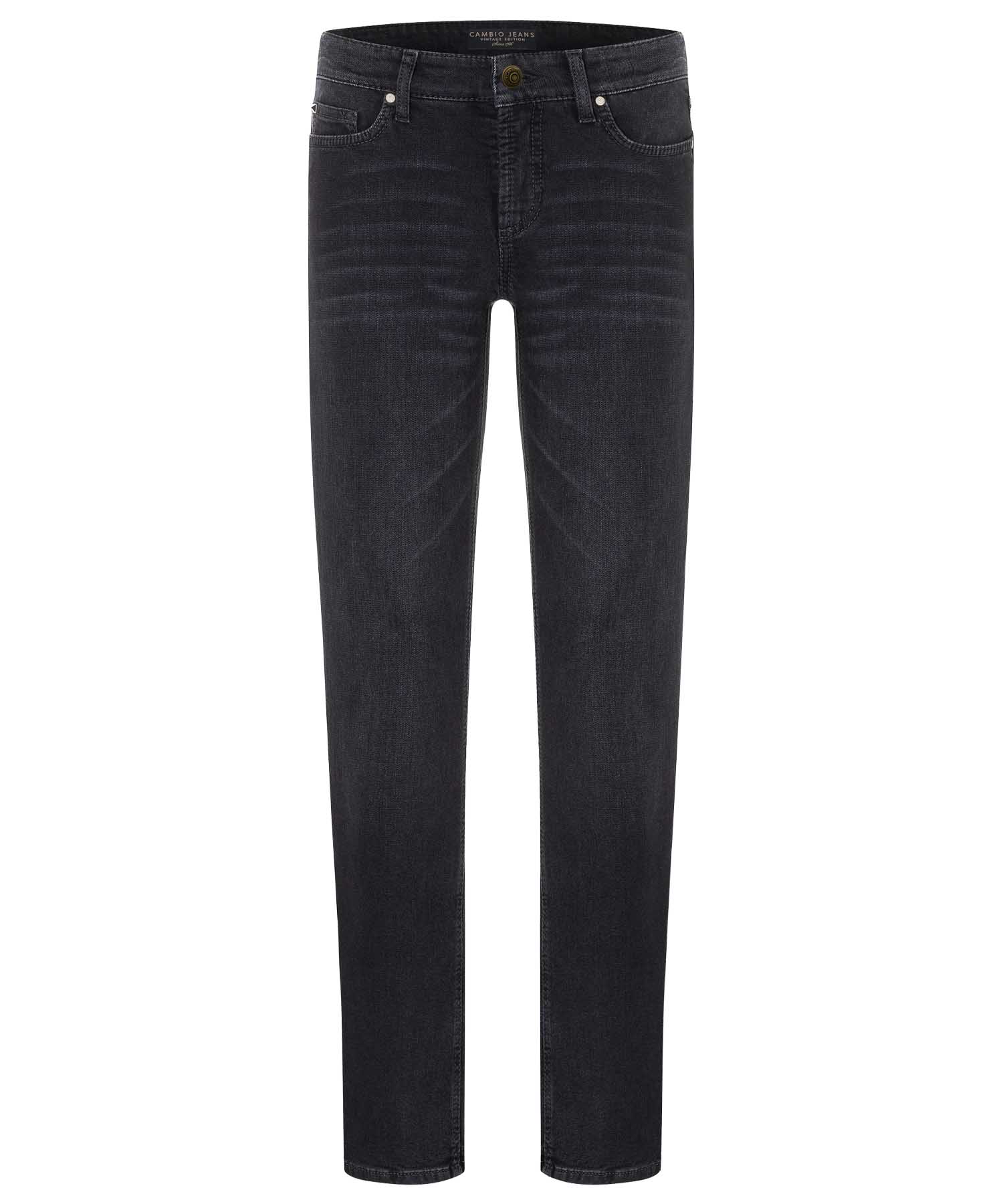 Cambo klassische Jeans Piper long in schwarzer Waschung