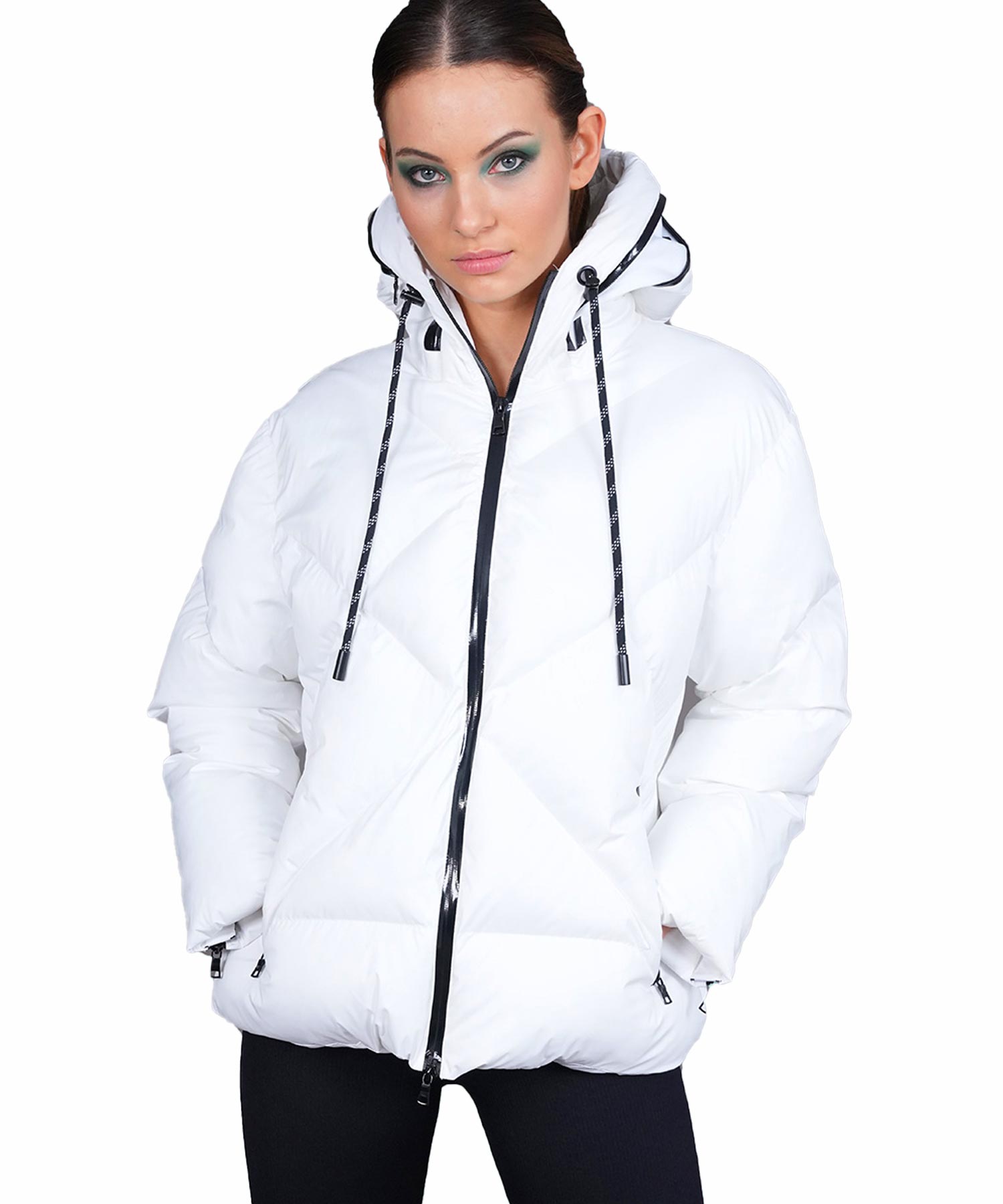 Como Jacke Lucky in weiss - Main Image