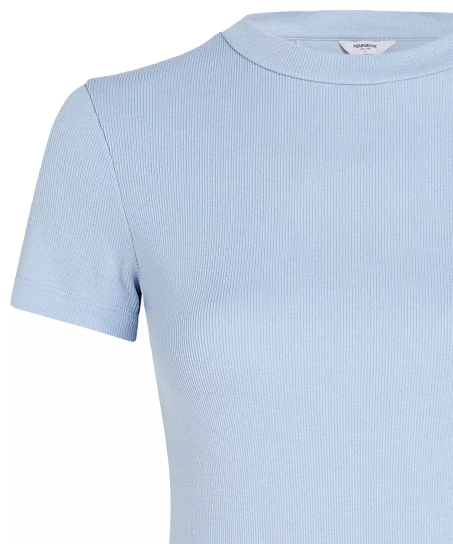 Penn and Ink superweiches Shirt in Rippenstruktur aus Modal