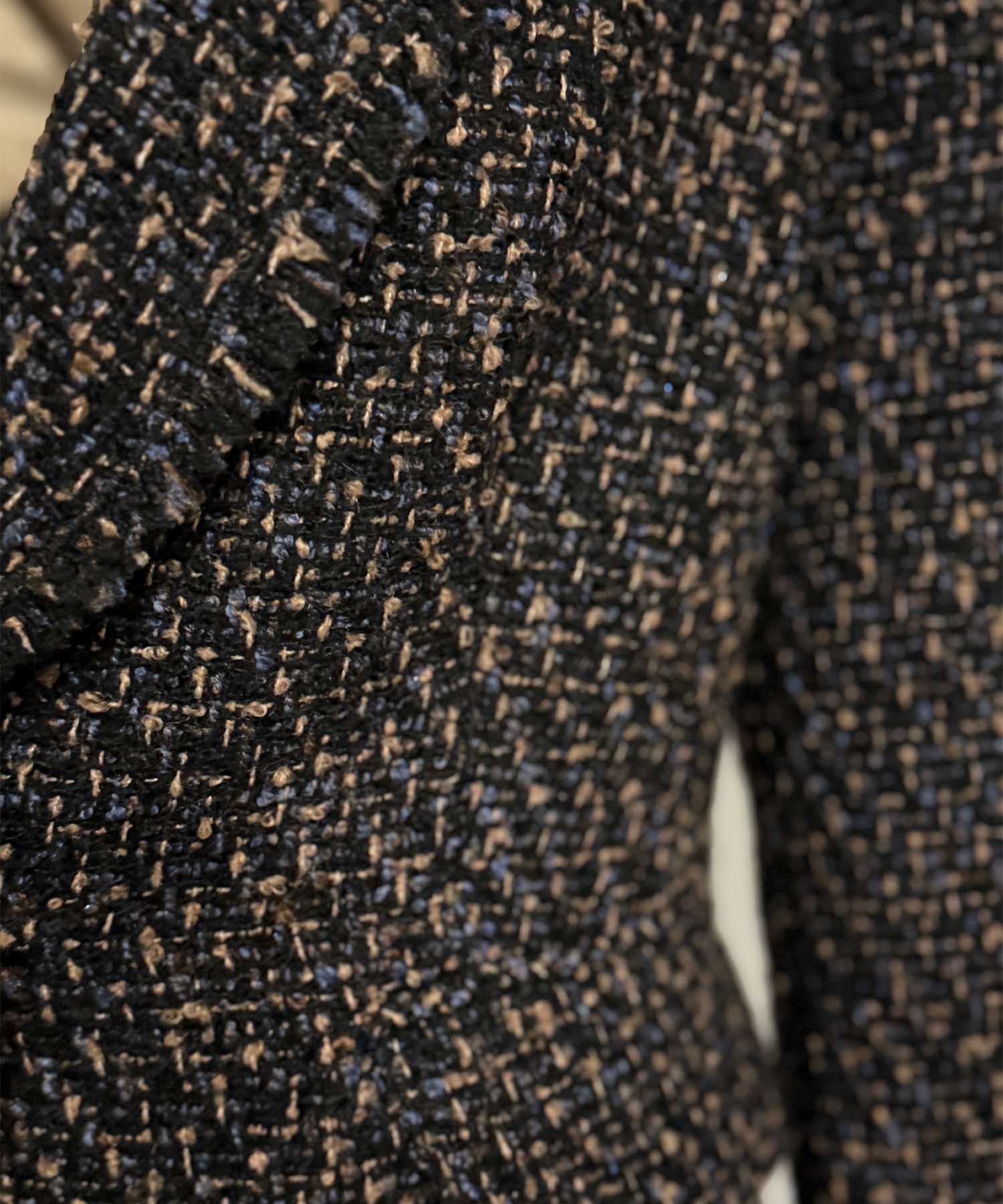 White Label Tweedblazer in Braun-Schwarz | Modehaus Wörmann
