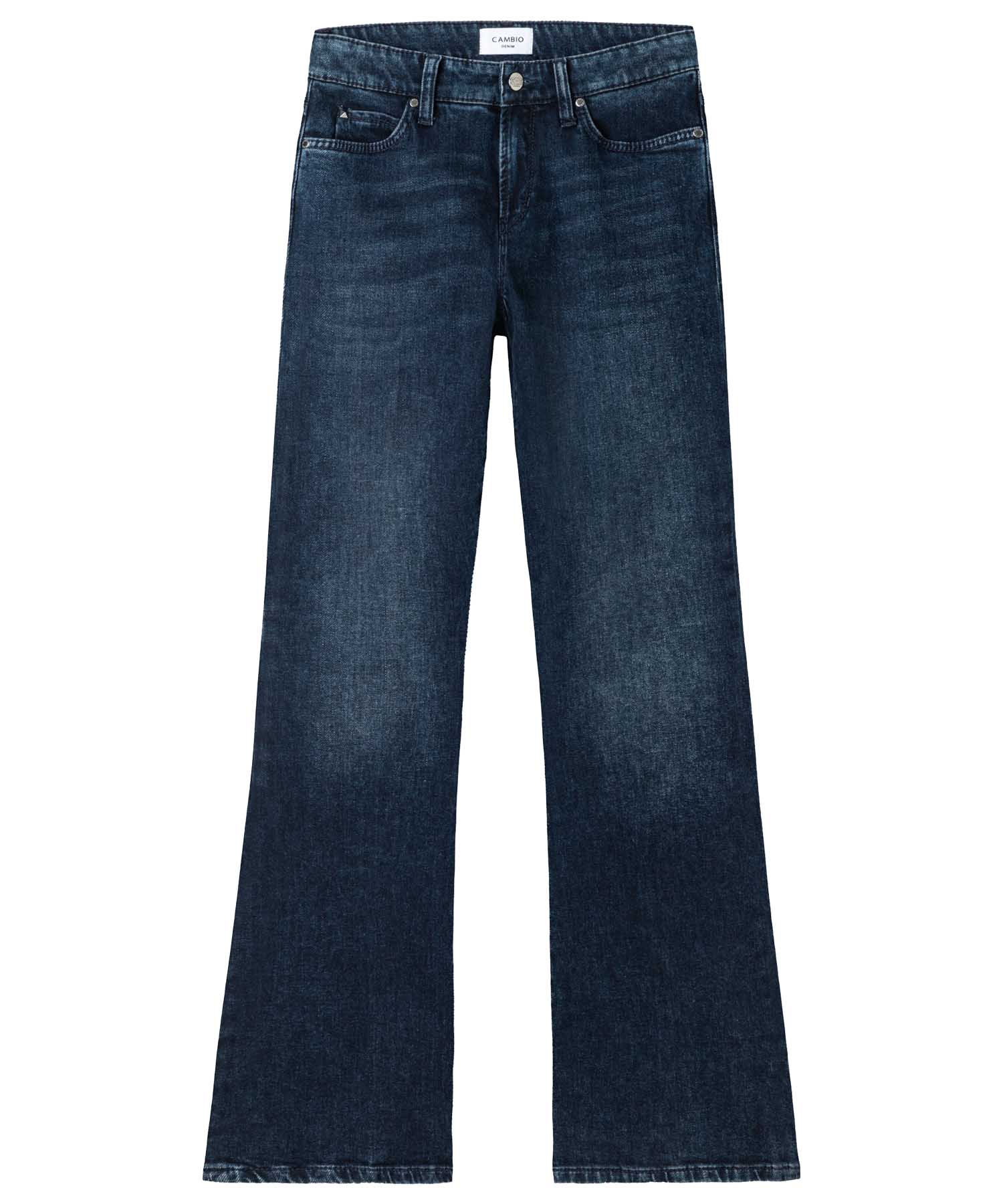 Cambio Jeans Paris Flared in Midnight Indigo Used | Modehaus Wörmann