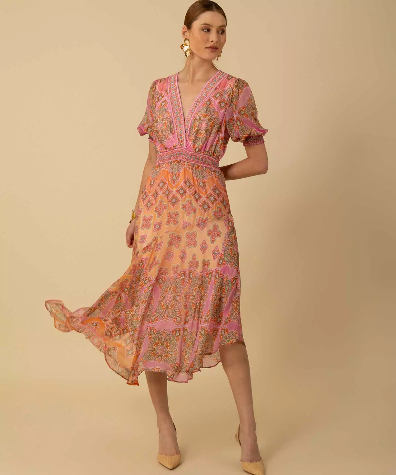 Hale Bob Seidenkleid Malaya | Los Angeles