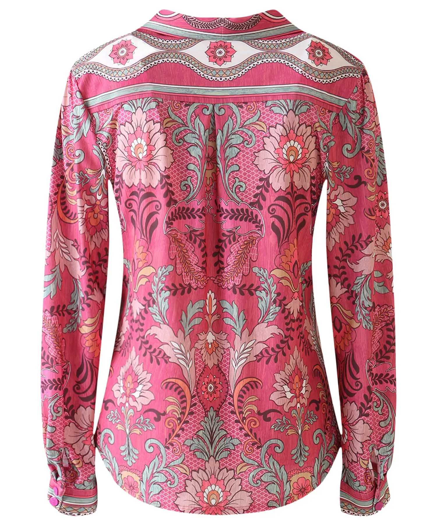 Hale Bob - Bluse Gwen | in Rot-Tönen | Langarm