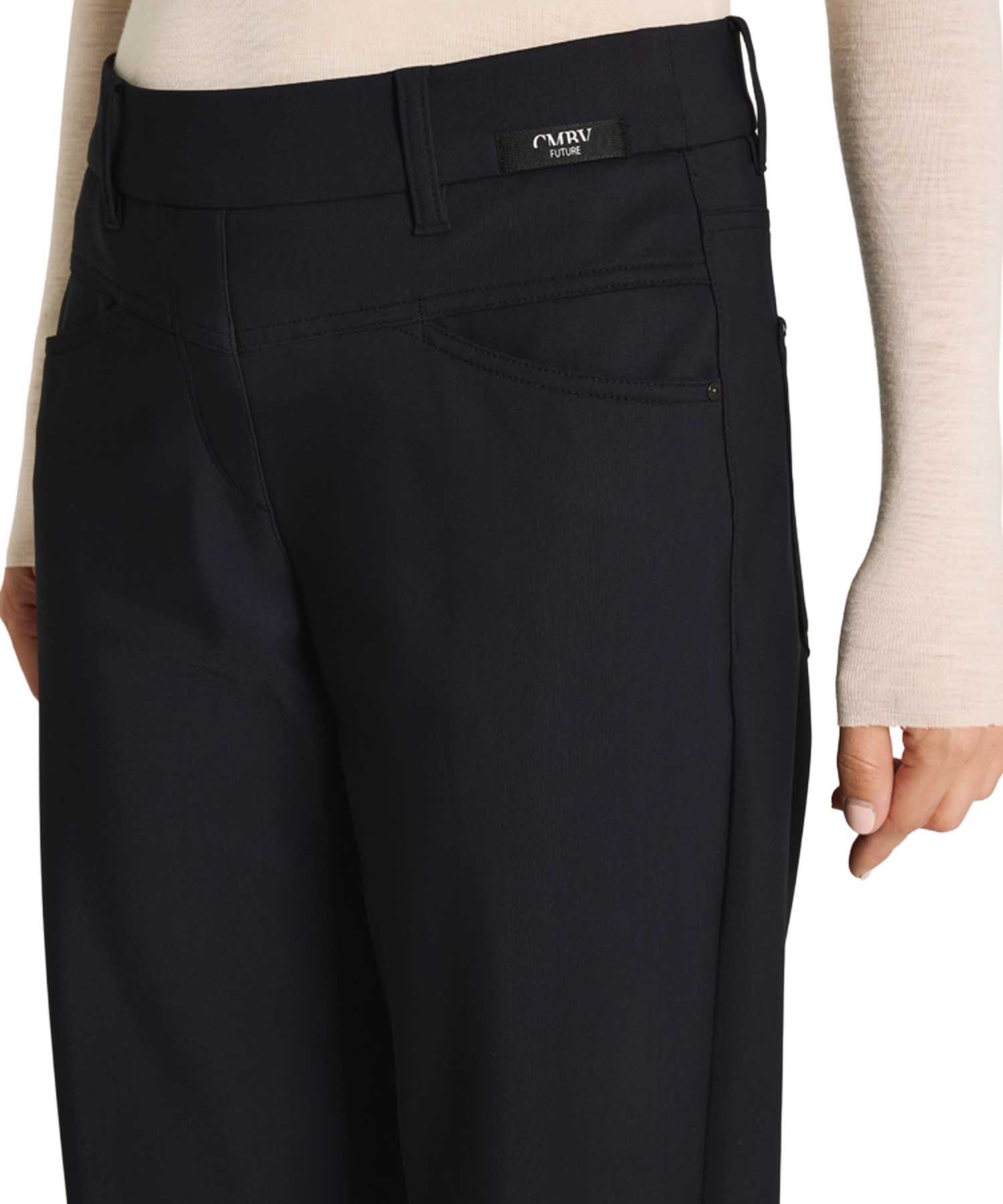Cambio Hose Elin Jogg aus Jersey in dunkelblau | Modehaus Wörmann