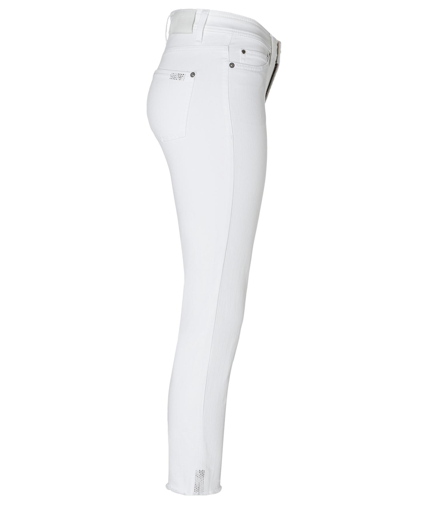 Jeans Piper short in weiss von Cambio
