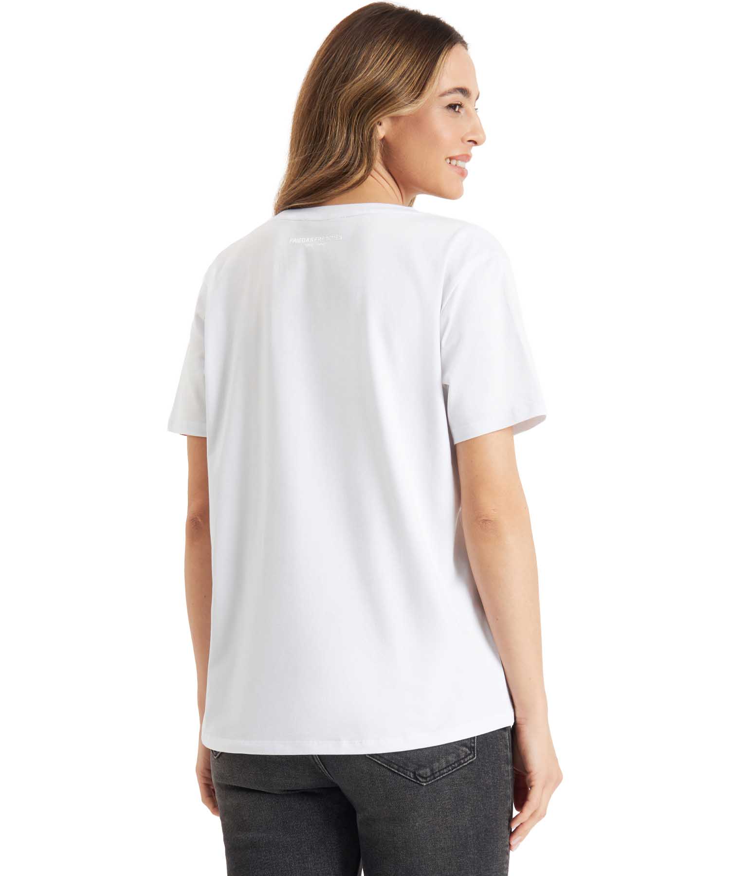 FRIEDA & FREDDIES T-Shirt „Not for Sale“ – Weiß mit pinkem Print