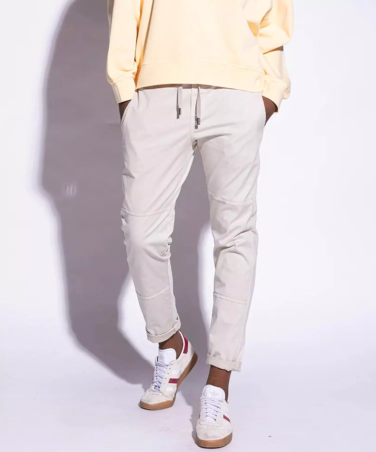 YOU TOO Hose im Materialmix - YOU TWO