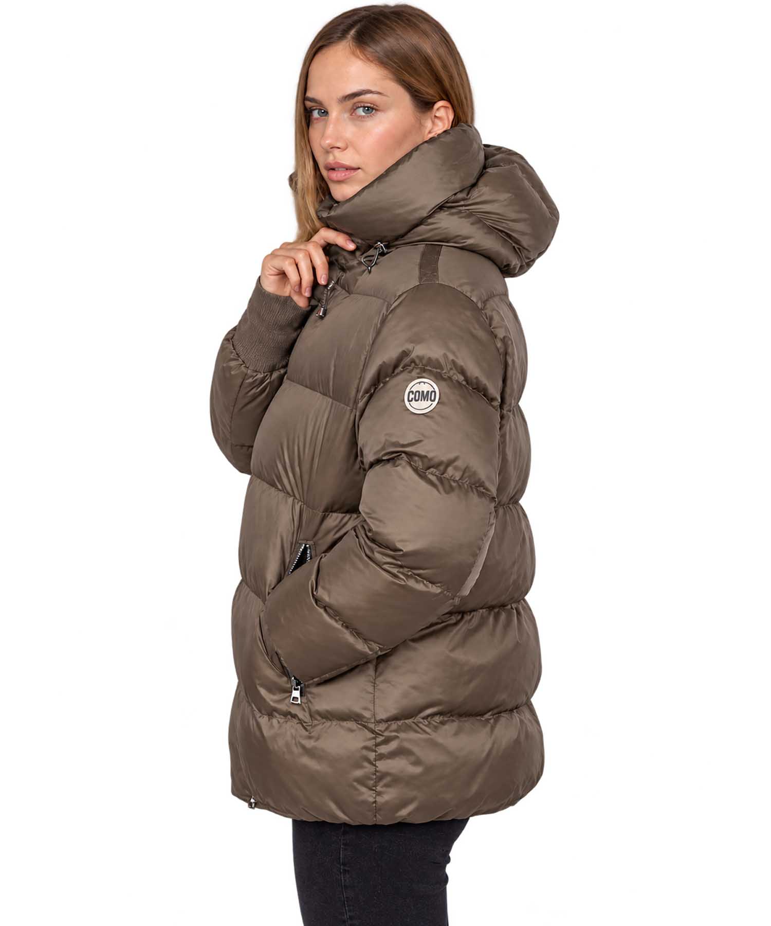 No.1 Como Steppjacke Carrara in Schwarz | Modehaus Wörmann