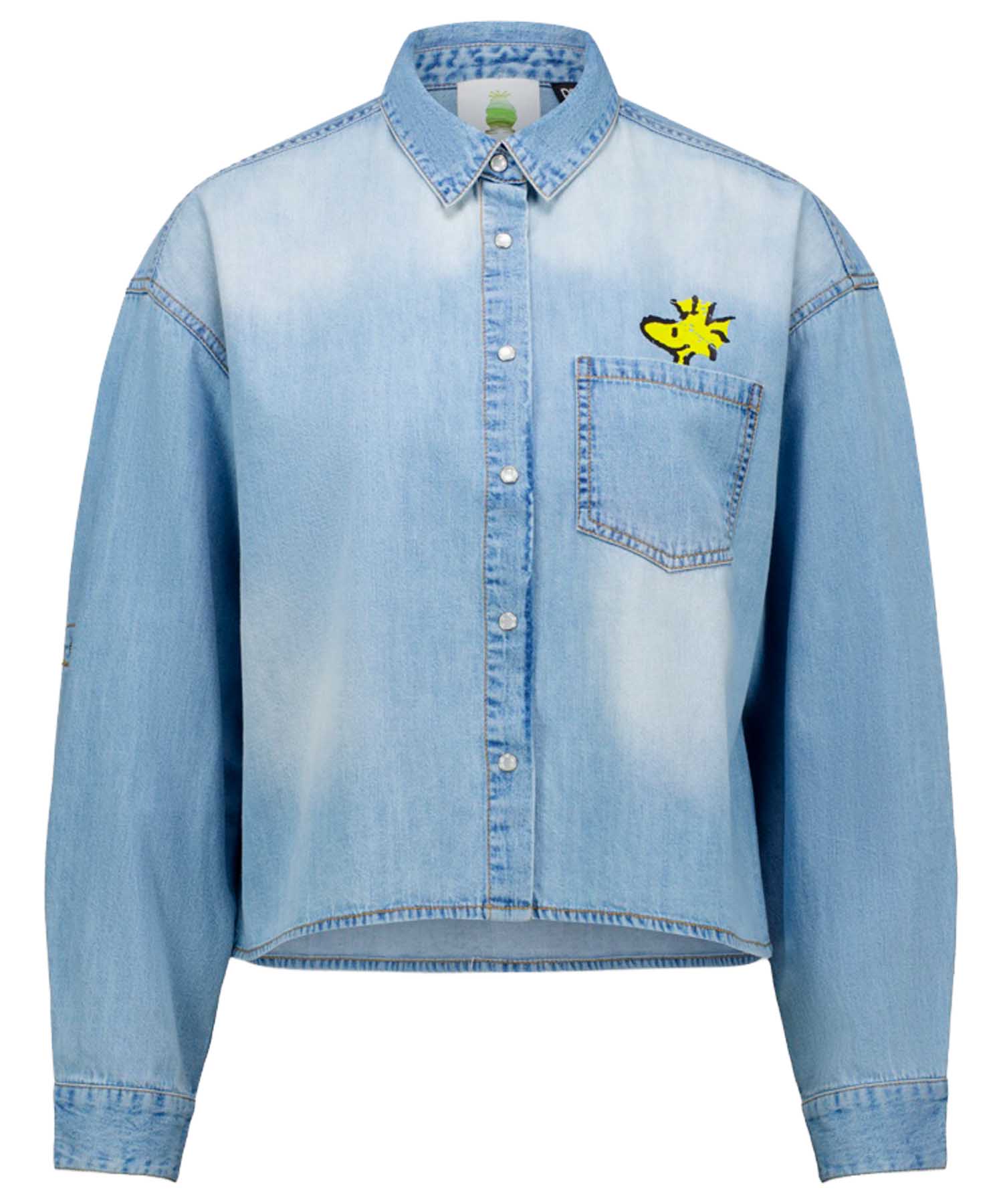 Princess Goes Hollywood kurzes Jeanshemd mit ikonischem Peanuts Print