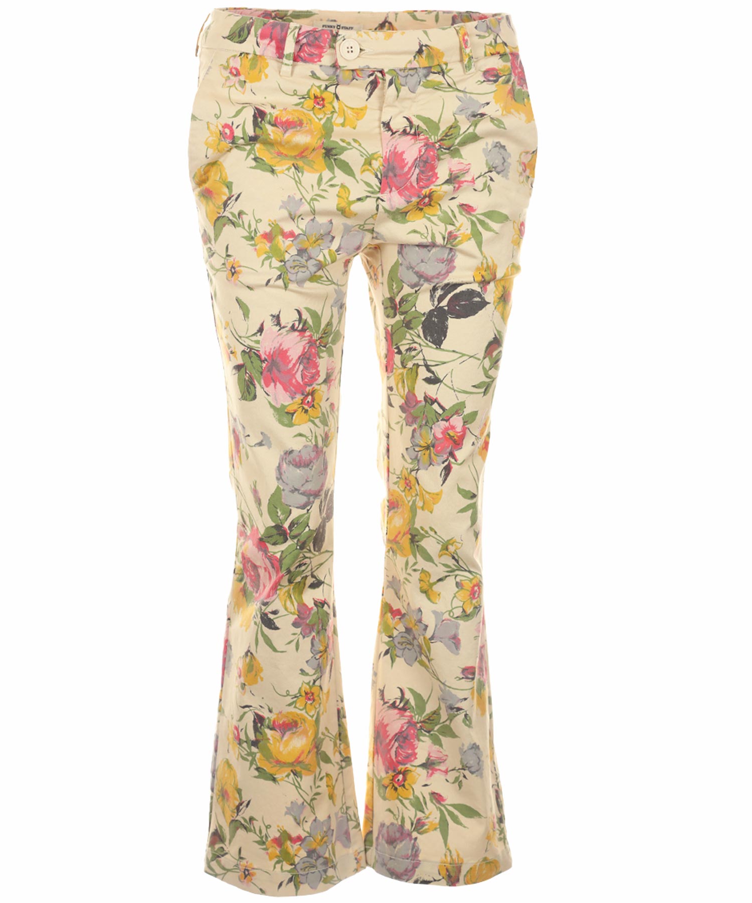 Funky Staff Hose Sia im Coloured Flowers Print