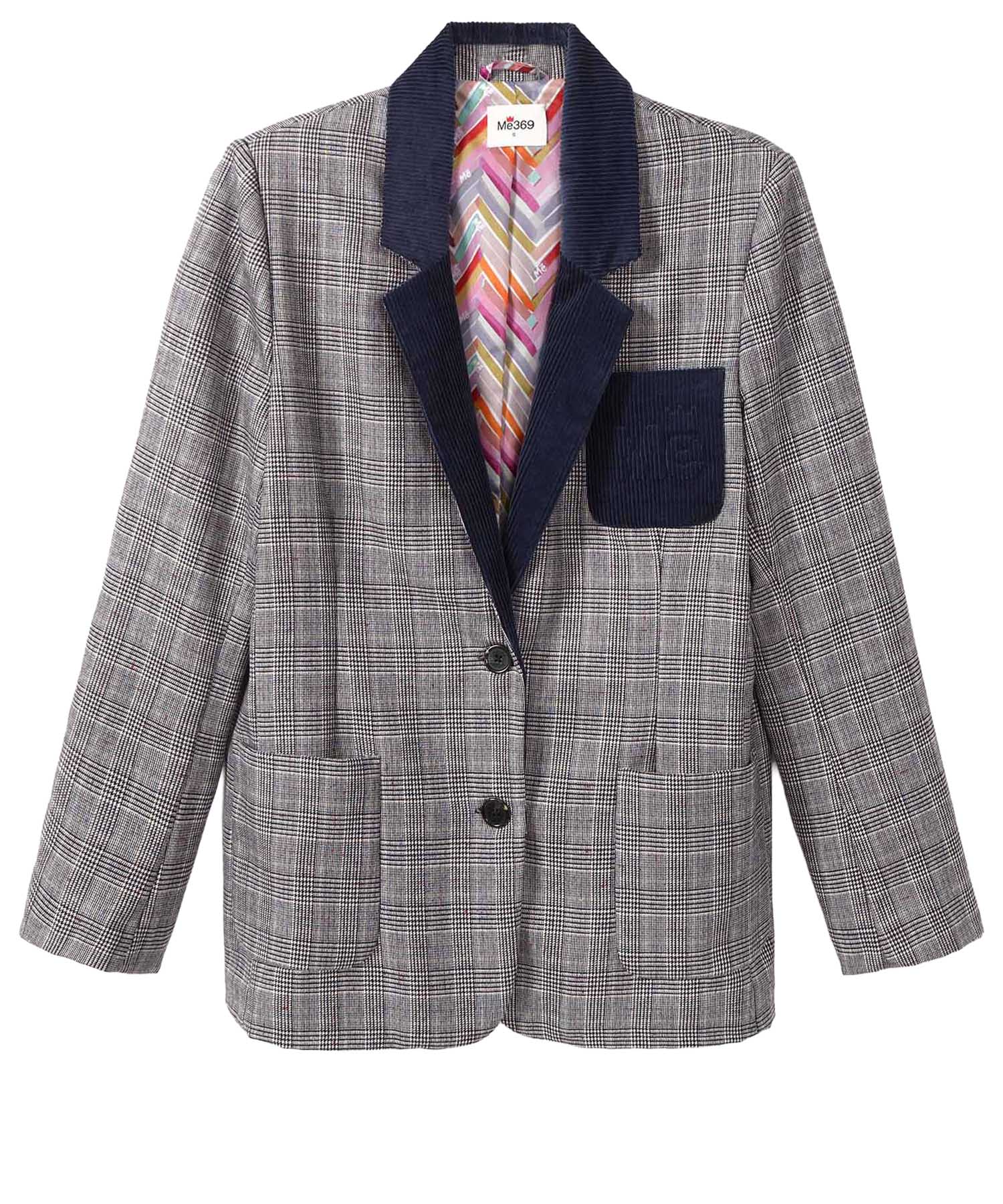 ME369 Blazer Tatum Classic Navy Plaid | Modehaus Wörmann