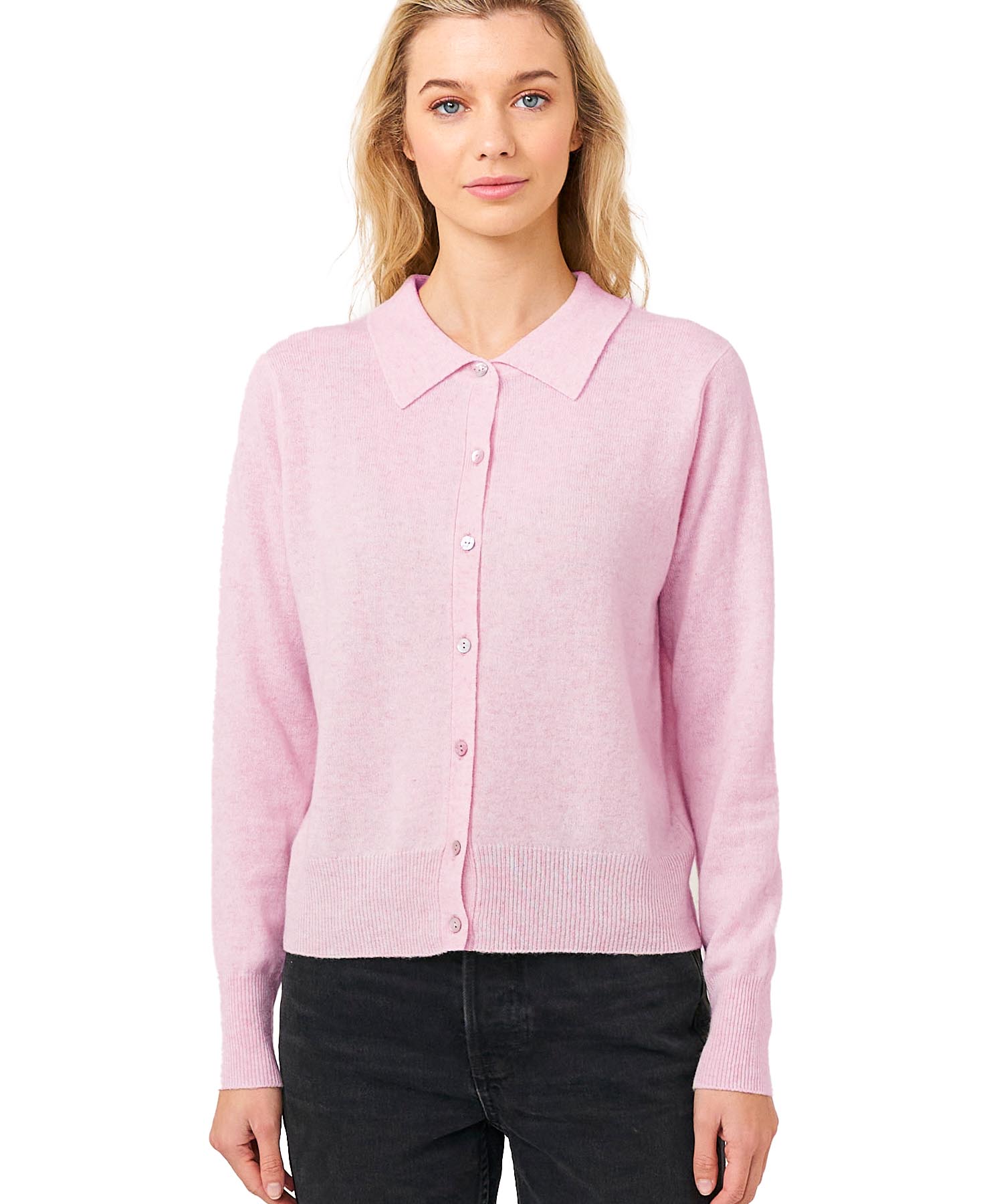 Modische Strickjacke aus reinem Cashmere von Brodie
