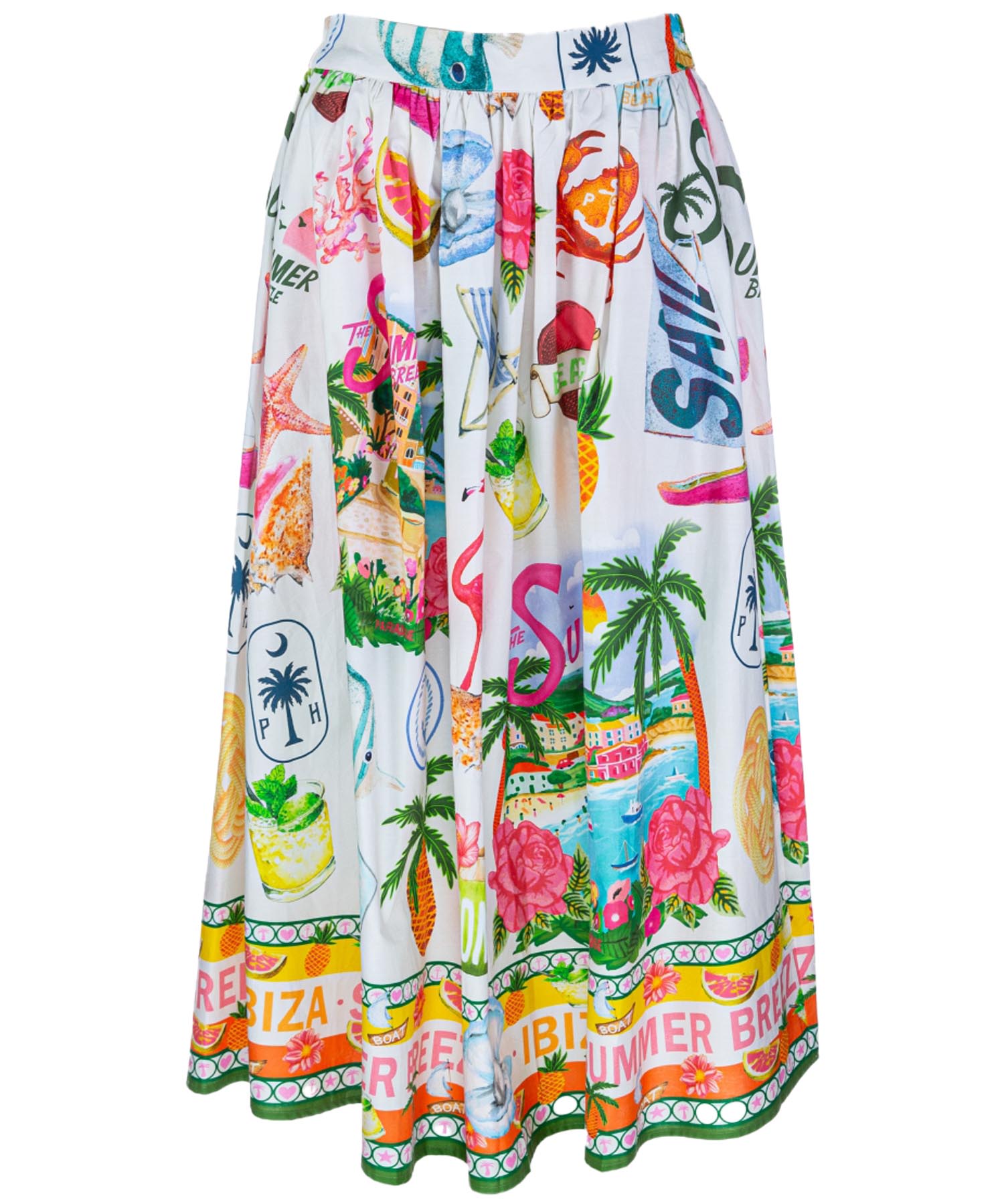 Princess goes Hollywood Rock in Midilänge im floralen Print