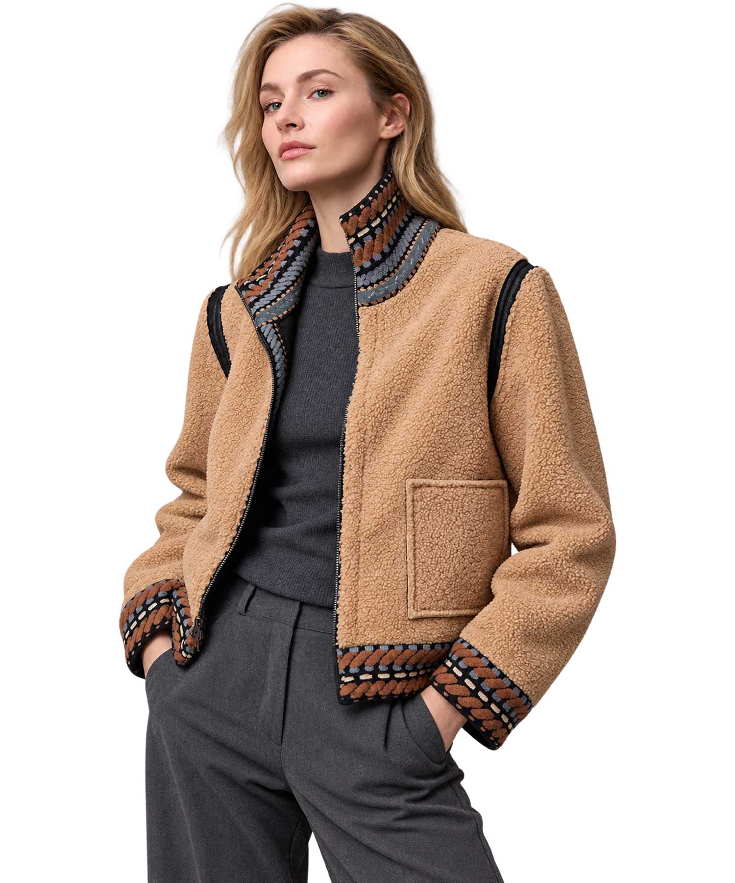 Aldo Martins Wendejacke Beige & Schwarz | Modehaus Wörmann