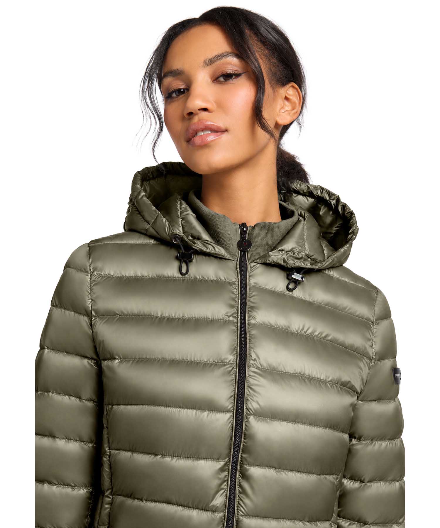 Frieda & Freddies Steppjacke mit Kapuze in Sage | Modehaus Wörmann