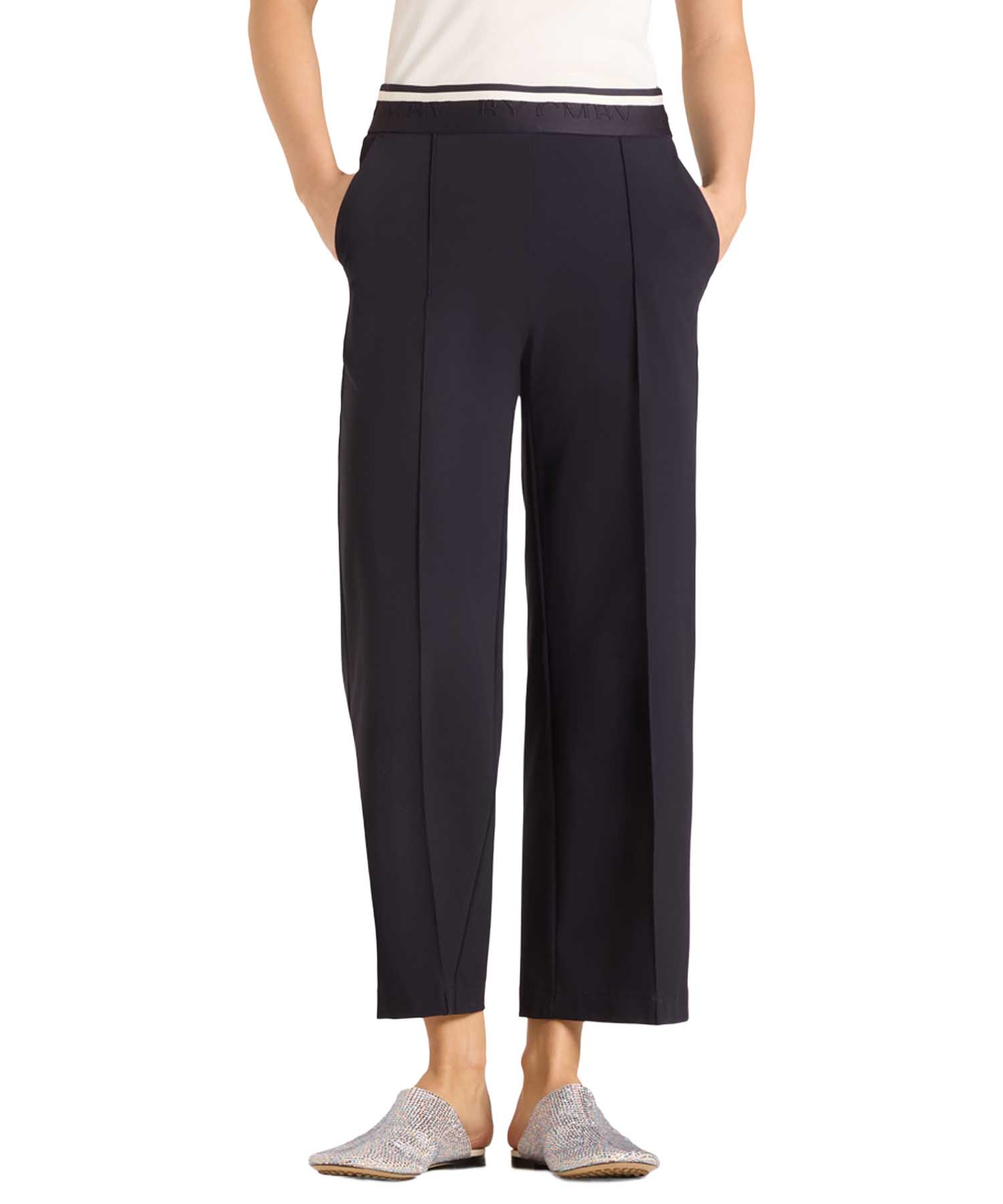 CAMBIO Hose Cameron in blue night - modisch leicht verkürzt